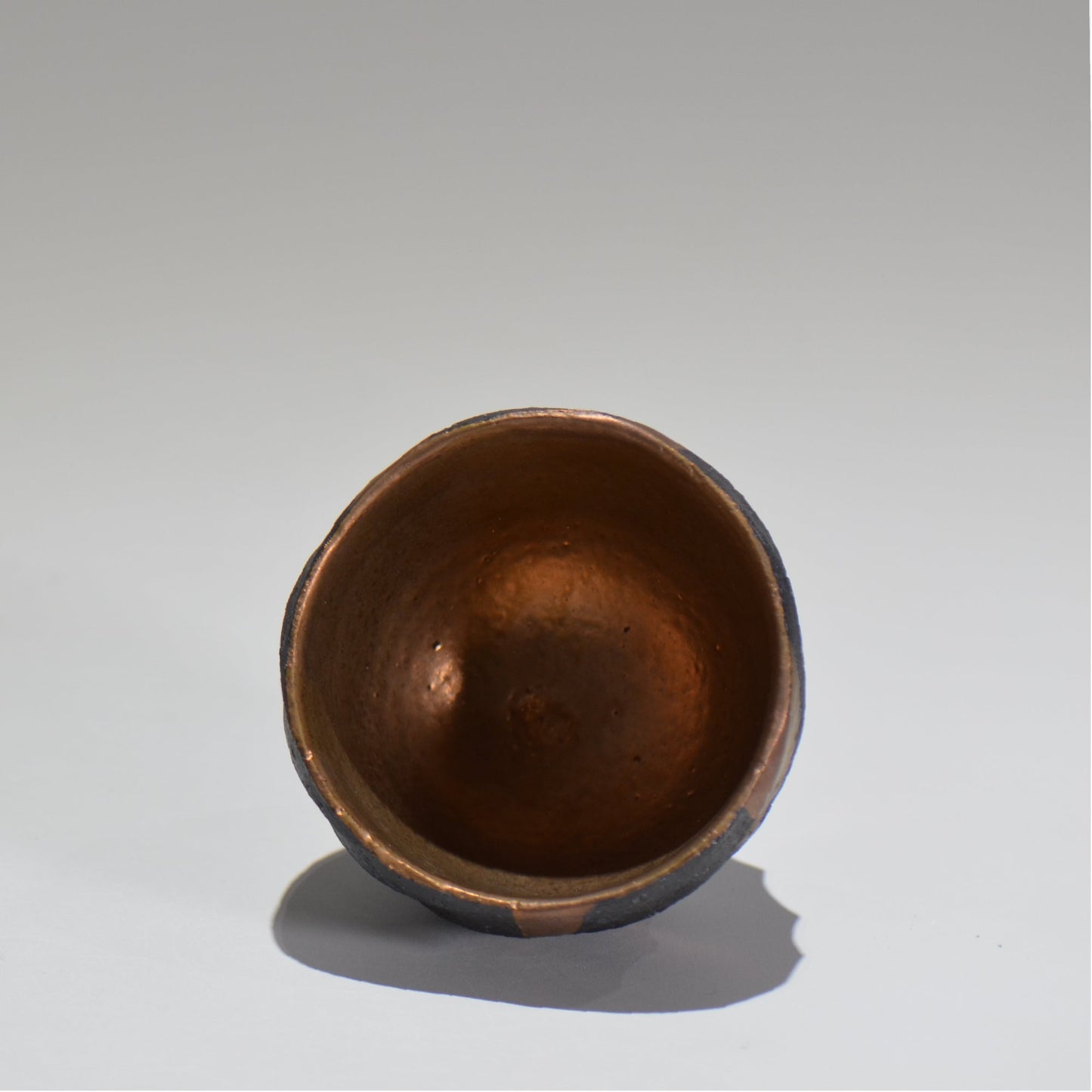 沖 誠  / bronzaラスター彩ぐい呑 /  om_07