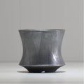 沖誠 / 燻し銀彩 釉彩 cylinder / om_iyc01_s/ 約φ11cm  / 植木鉢