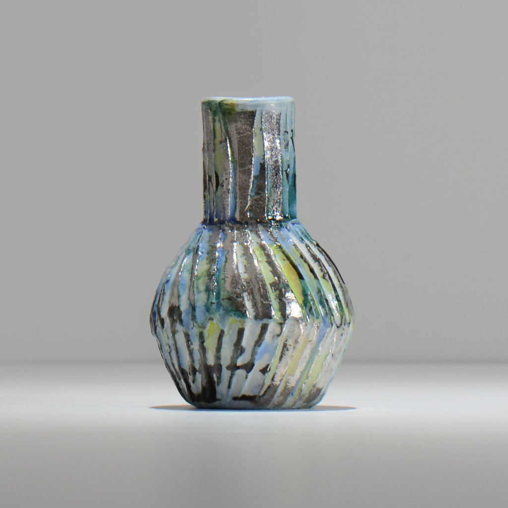 東絵理 / 一輪挿し プラチナ / platinum01_ichi02 / 約φ8.1cm / 花瓶