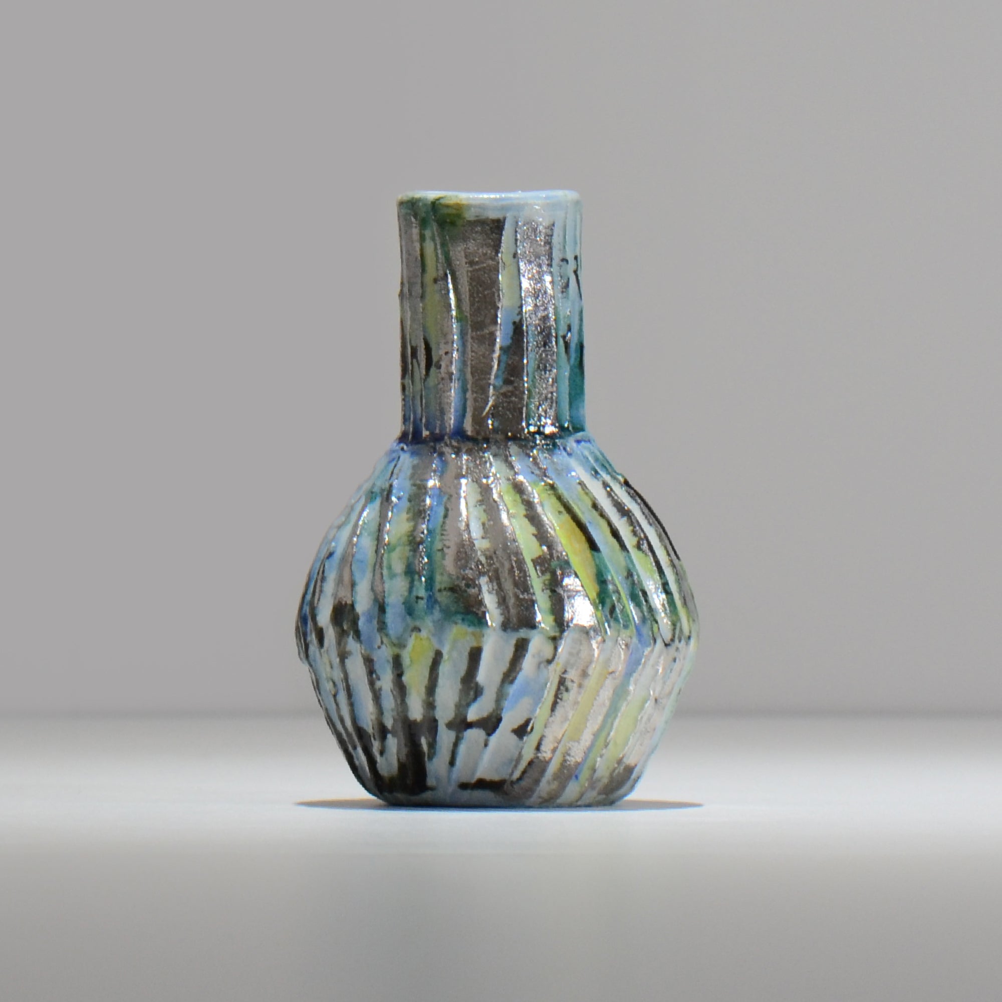 東絵理 / 一輪挿し プラチナ / platinum01_ichi02 / 約φ8.1cm / 花瓶