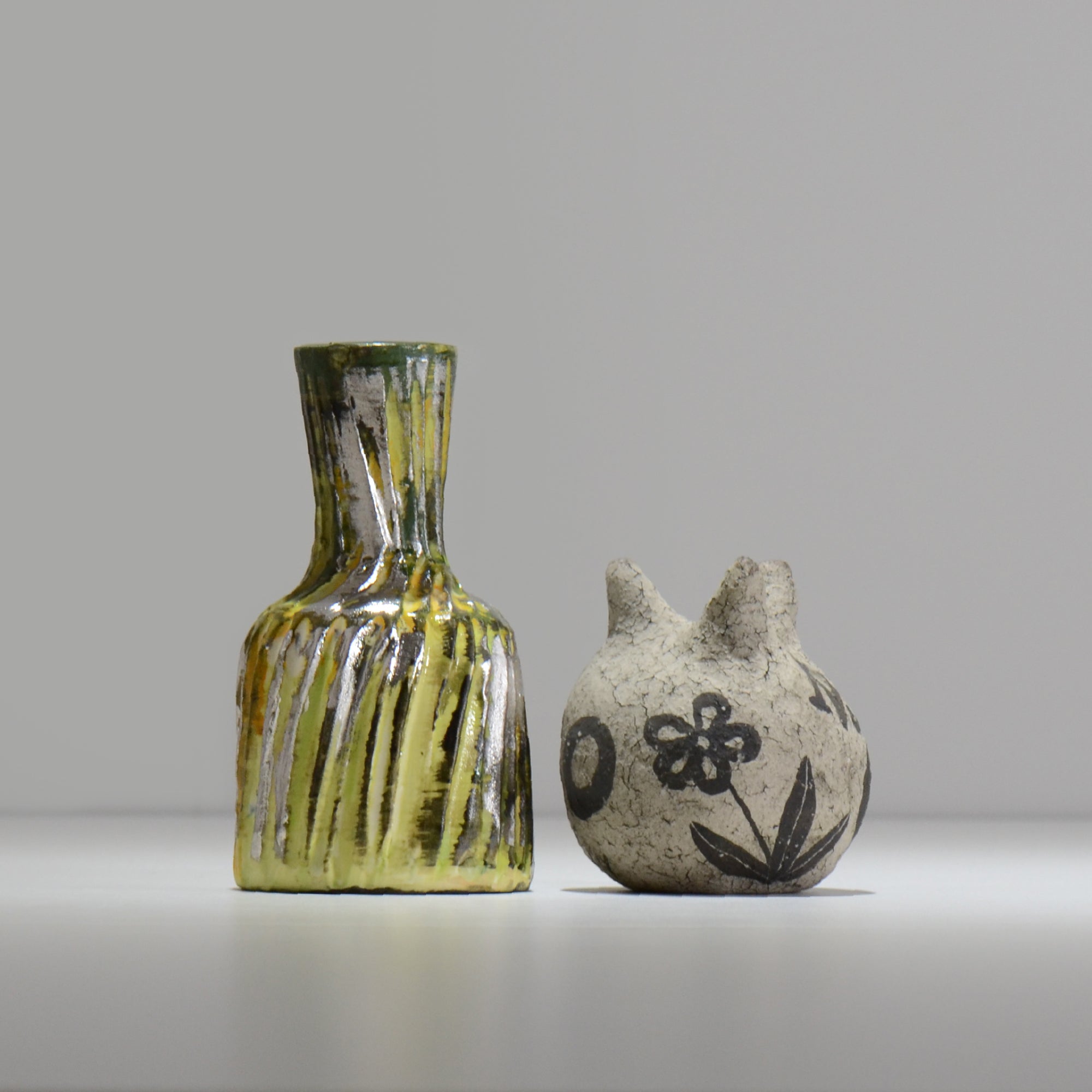 東絵理 / 一輪挿し プラチナ / platinum01_ichi04 / 約φ7.4cm / 花瓶