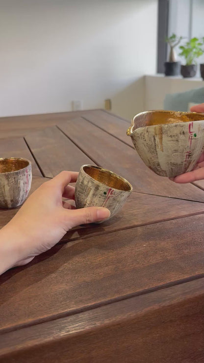 沼野秀章 / 刻む音 酒杯（金） / nh_03