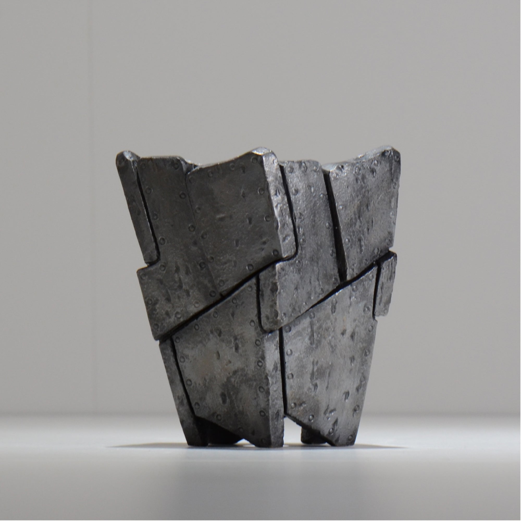 沖誠 / RIVET_SILVER_01/ 約φ11cm  / S / 植木鉢