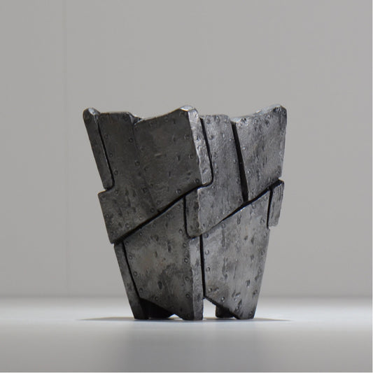沖誠 / RIVET_SILVER_01/ 約φ11cm  / S / 植木鉢