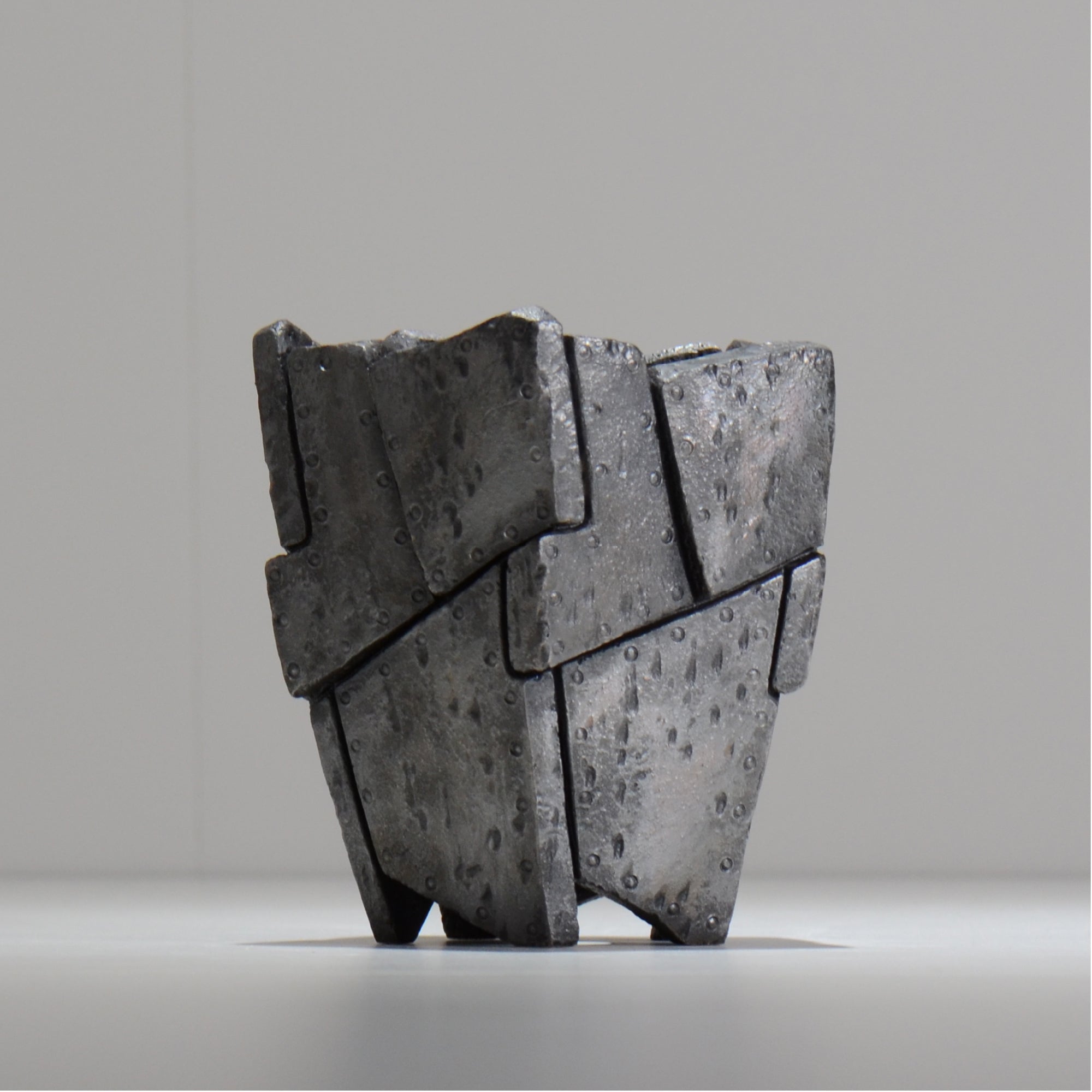 沖誠 / RIVET_SILVER_01/ 約φ11cm  / S / 植木鉢