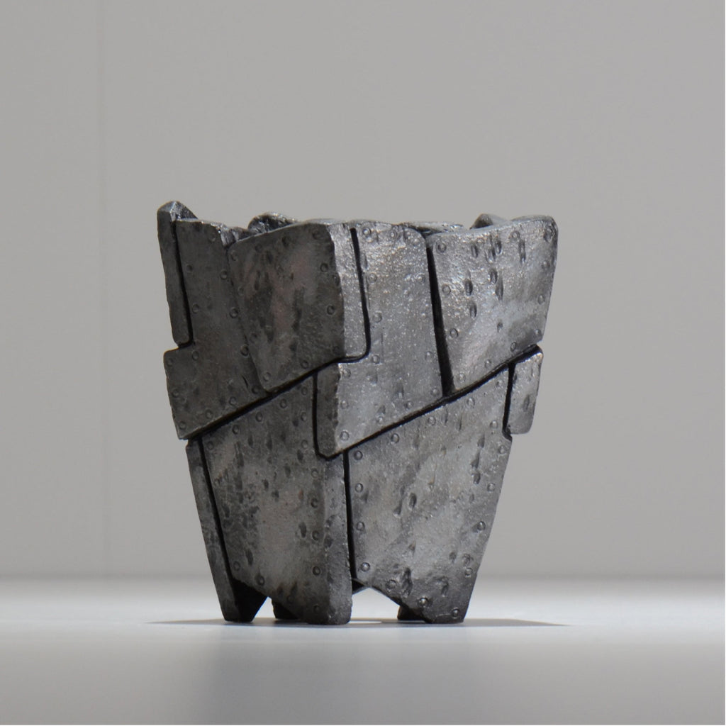 沖誠 / RIVET_SILVER_01/ 約φ11cm  / S / 植木鉢