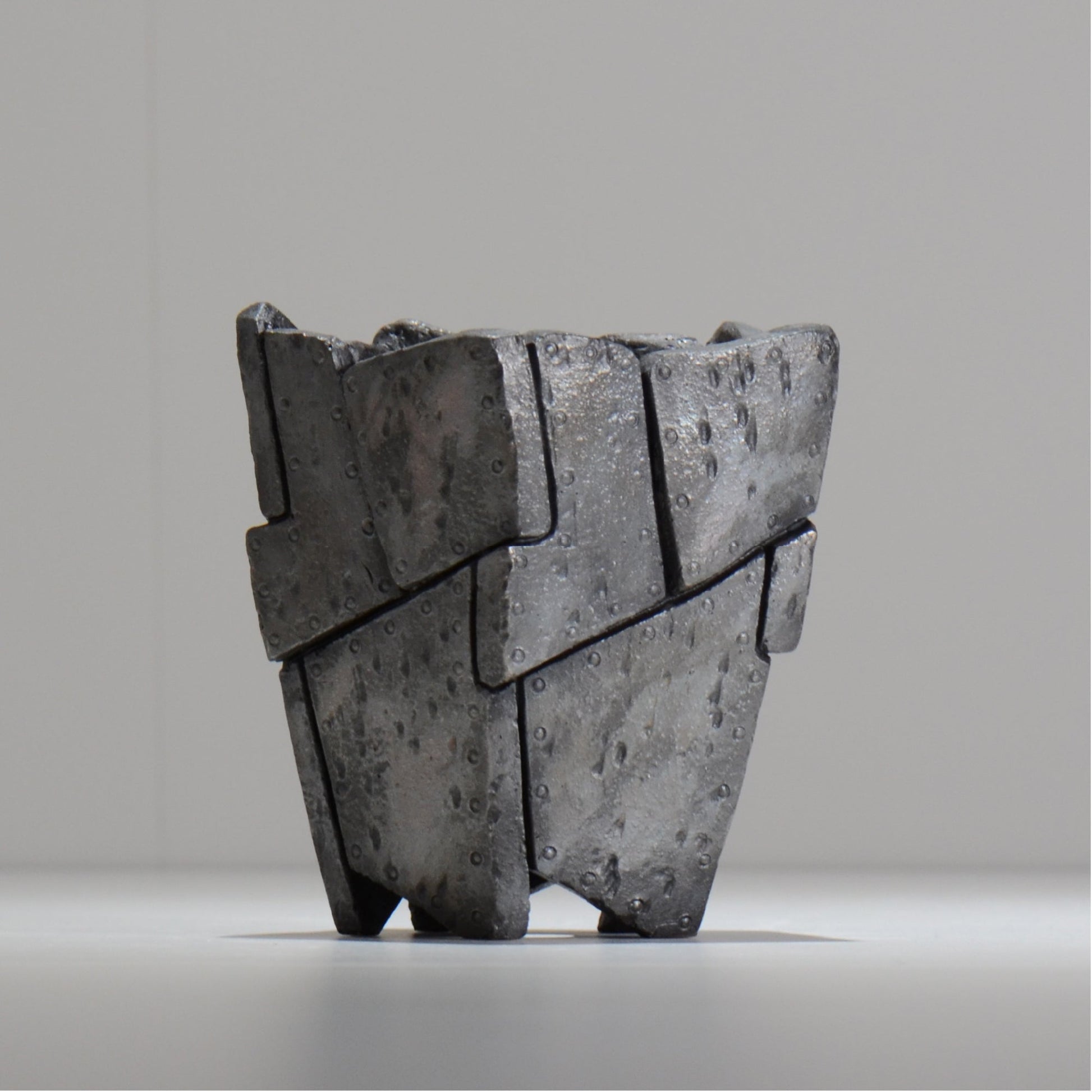 沖誠 / RIVET_SILVER_01/ 約φ11cm  / S / 植木鉢