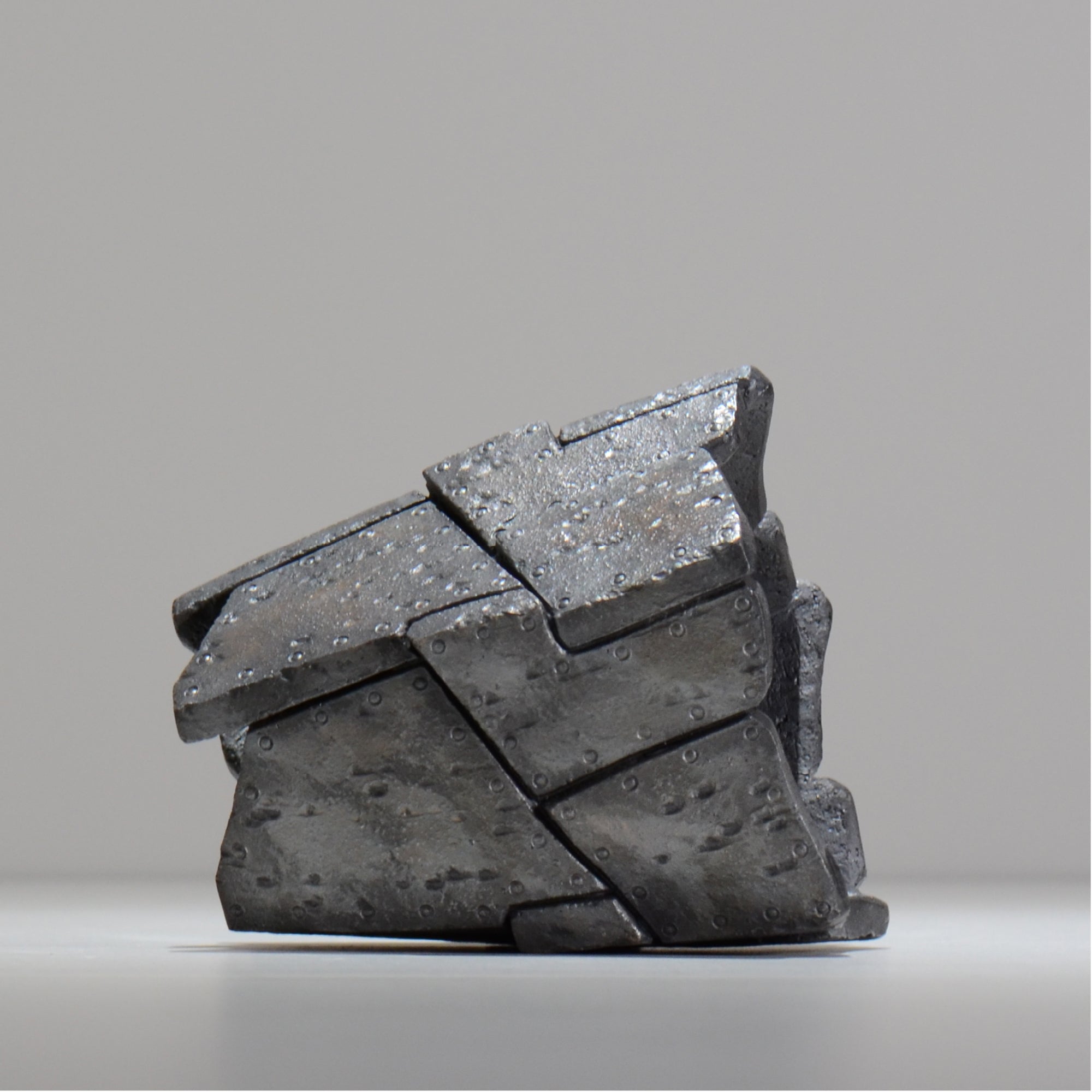 沖誠 / RIVET_SILVER_01/ 約φ11cm  / S / 植木鉢