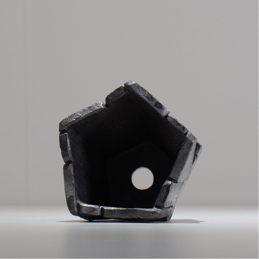 沖誠 / RIVET_SILVER_01/ 約φ11cm  / S / 植木鉢