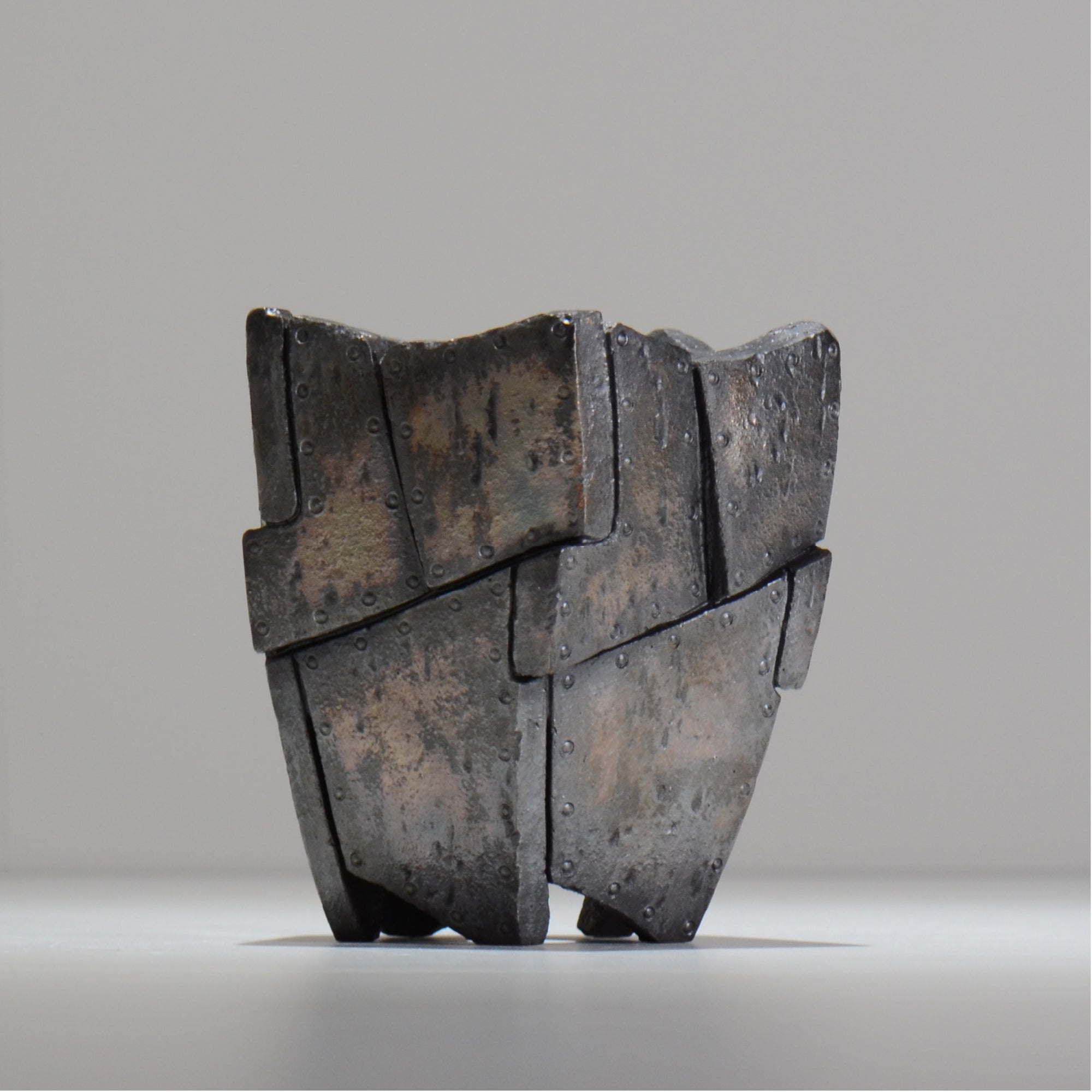 沖誠 / RIVET_SILVER_02/ 約φ11cm   / S /  植木鉢