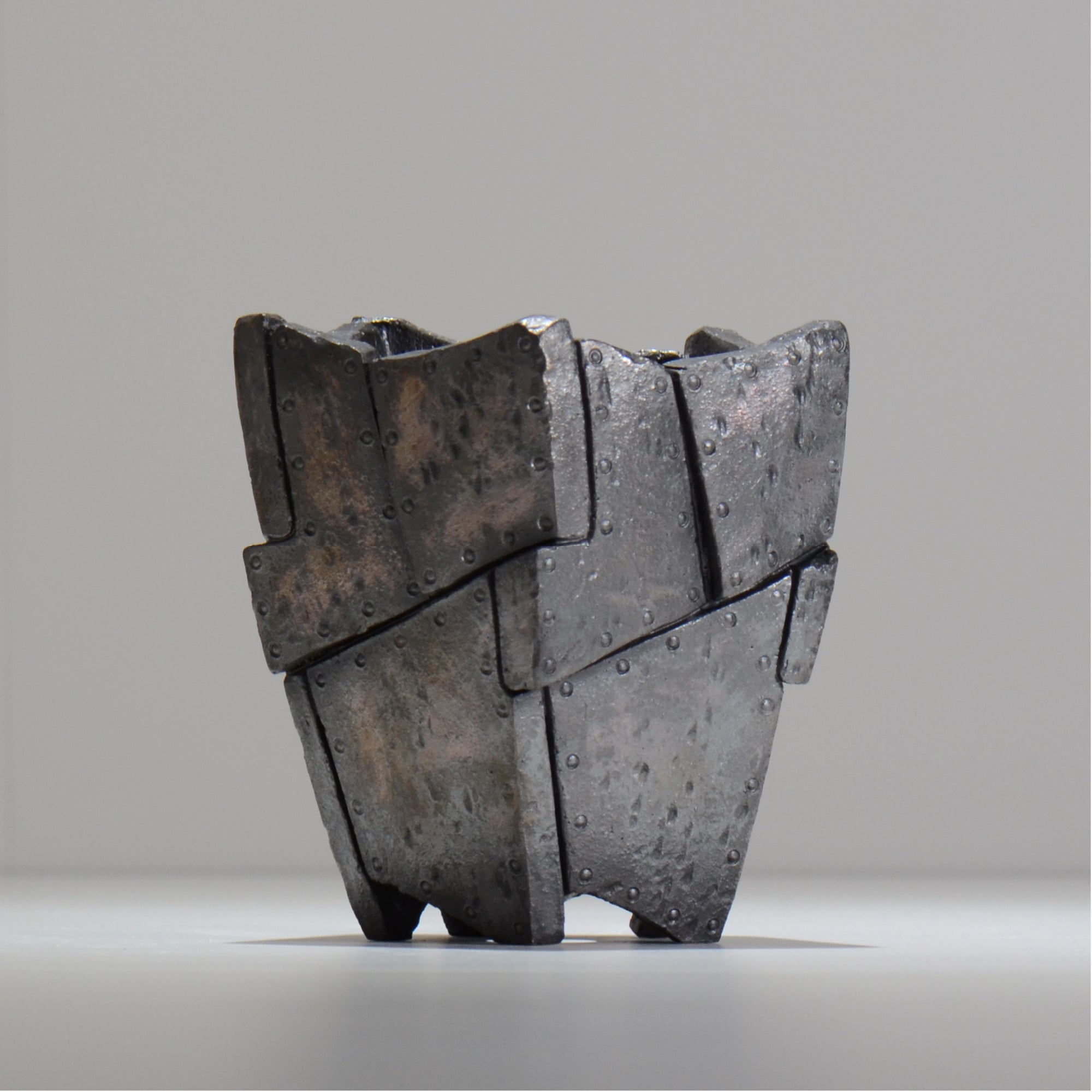 沖誠 / RIVET_SILVER_02/ 約φ11cm   / S /  植木鉢