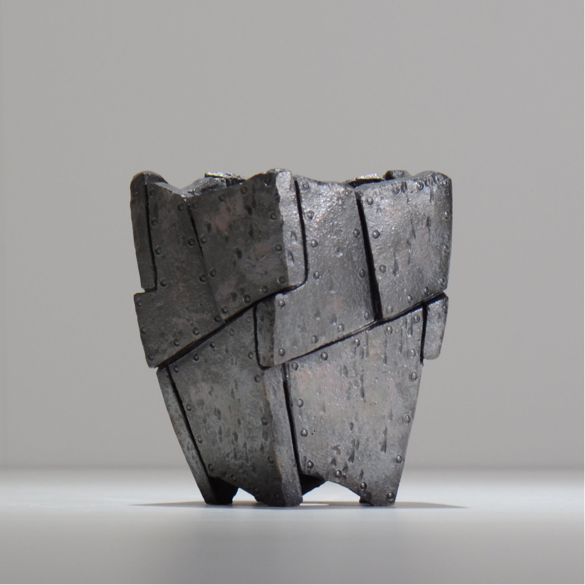 沖誠 / RIVET_SILVER_02/ 約φ11cm   / S /  植木鉢