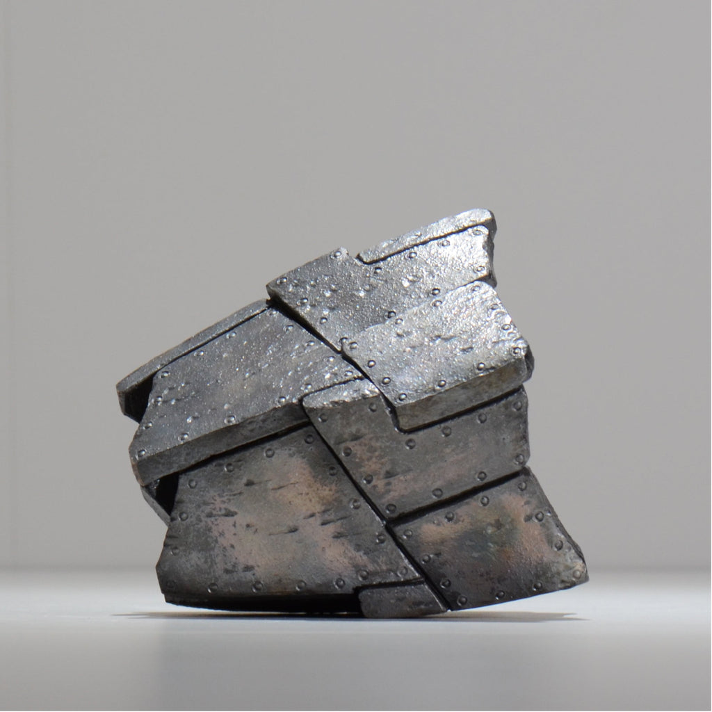 沖誠 / RIVET_SILVER_02/ 約φ11cm   / S /  植木鉢