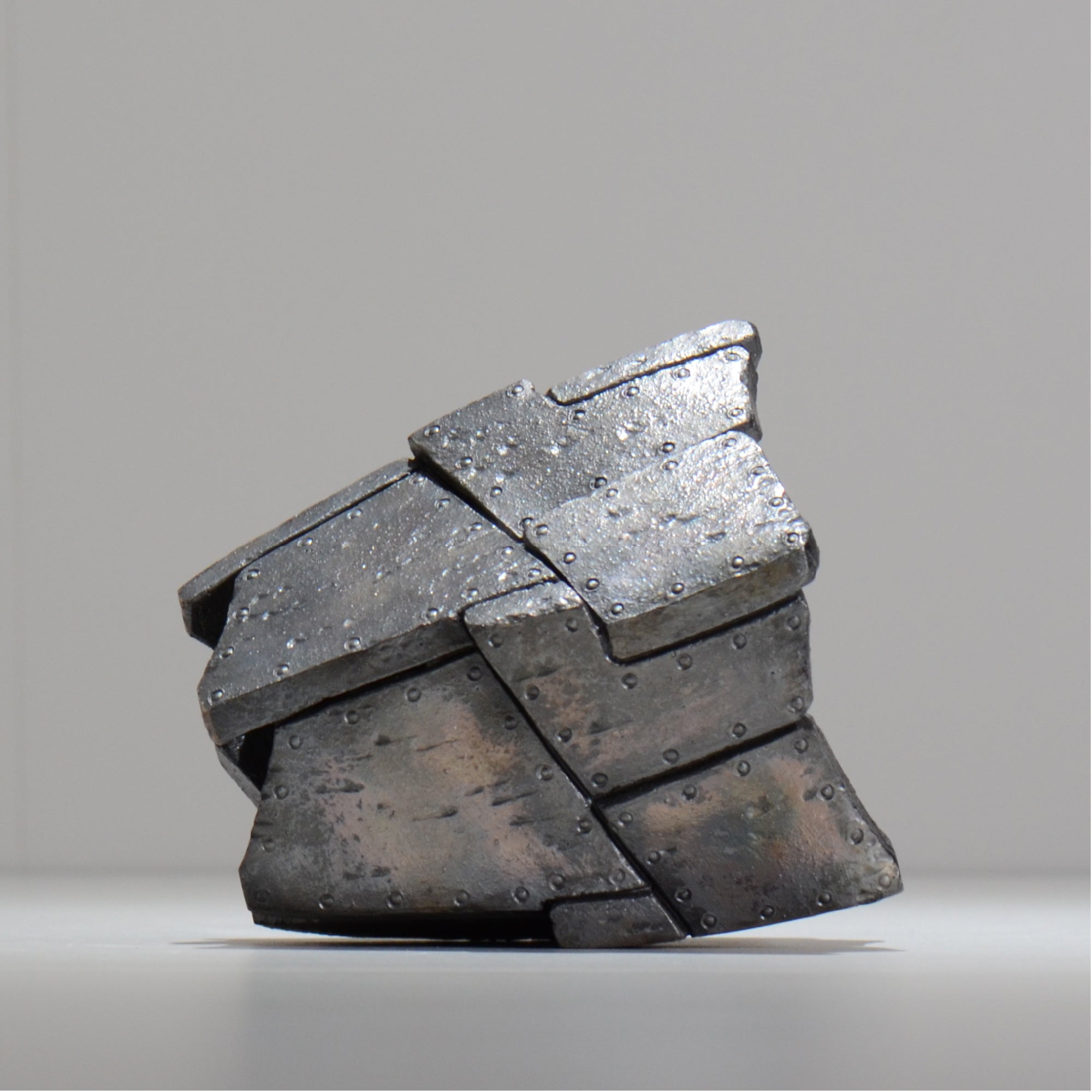 沖誠 / RIVET_SILVER_02/ 約φ11cm   / S /  植木鉢