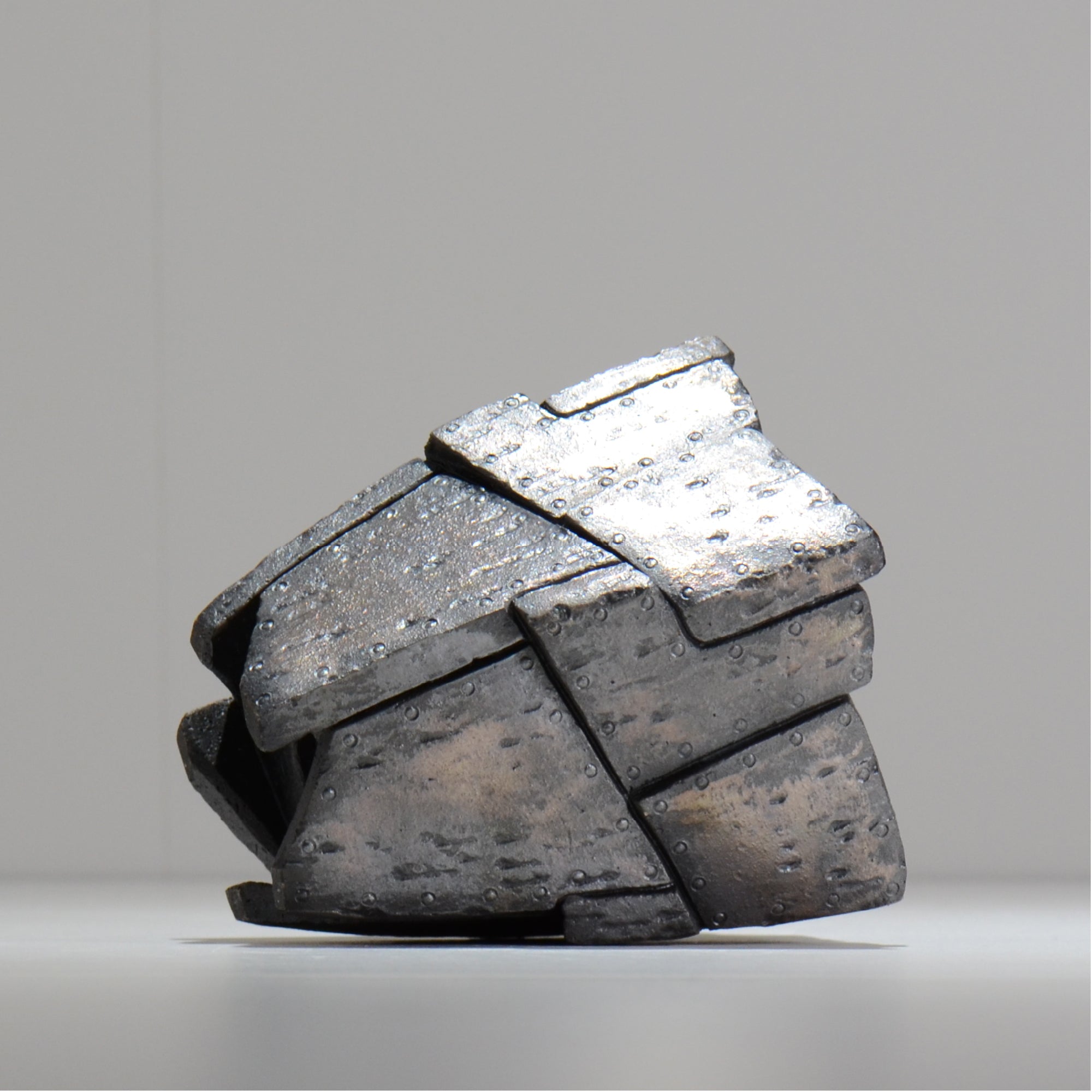 沖誠 / RIVET_SILVER_03 / 約φ11.5cm / S / 植木鉢