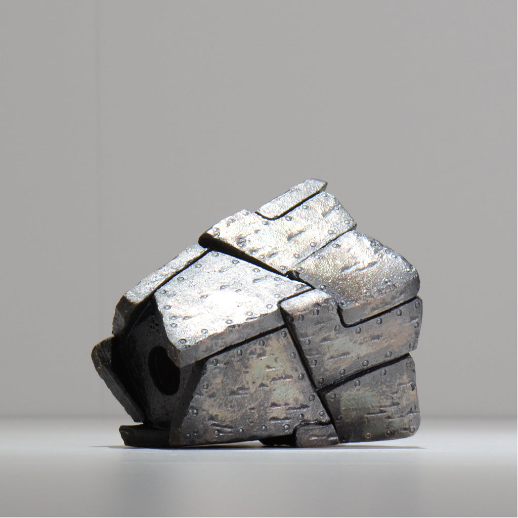 沖誠 / RIVET_SILVER_04/ 約φ11cm  /  S / 植木鉢