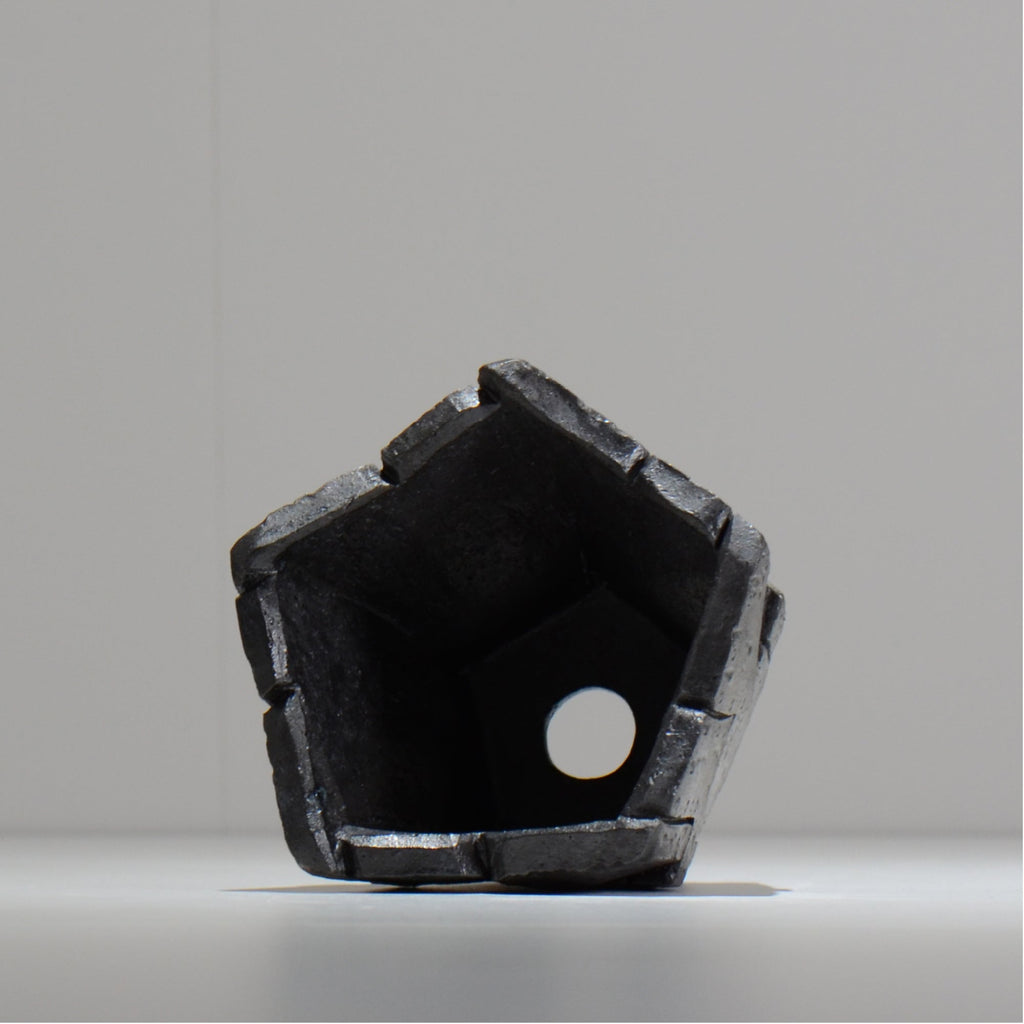 沖誠 / RIVET_SILVER_04/ 約φ11cm  /  S / 植木鉢