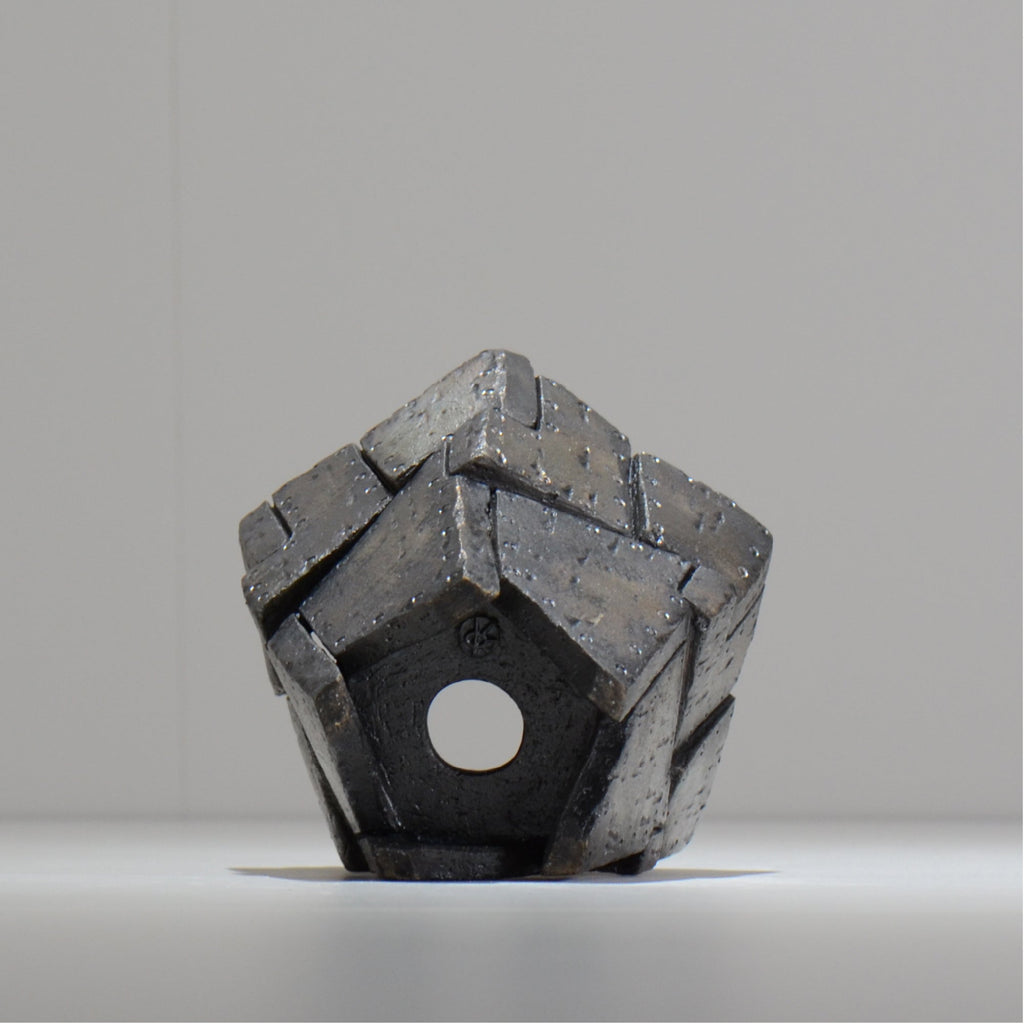 沖誠 / RIVET_SILVER_04/ 約φ11cm  /  S / 植木鉢