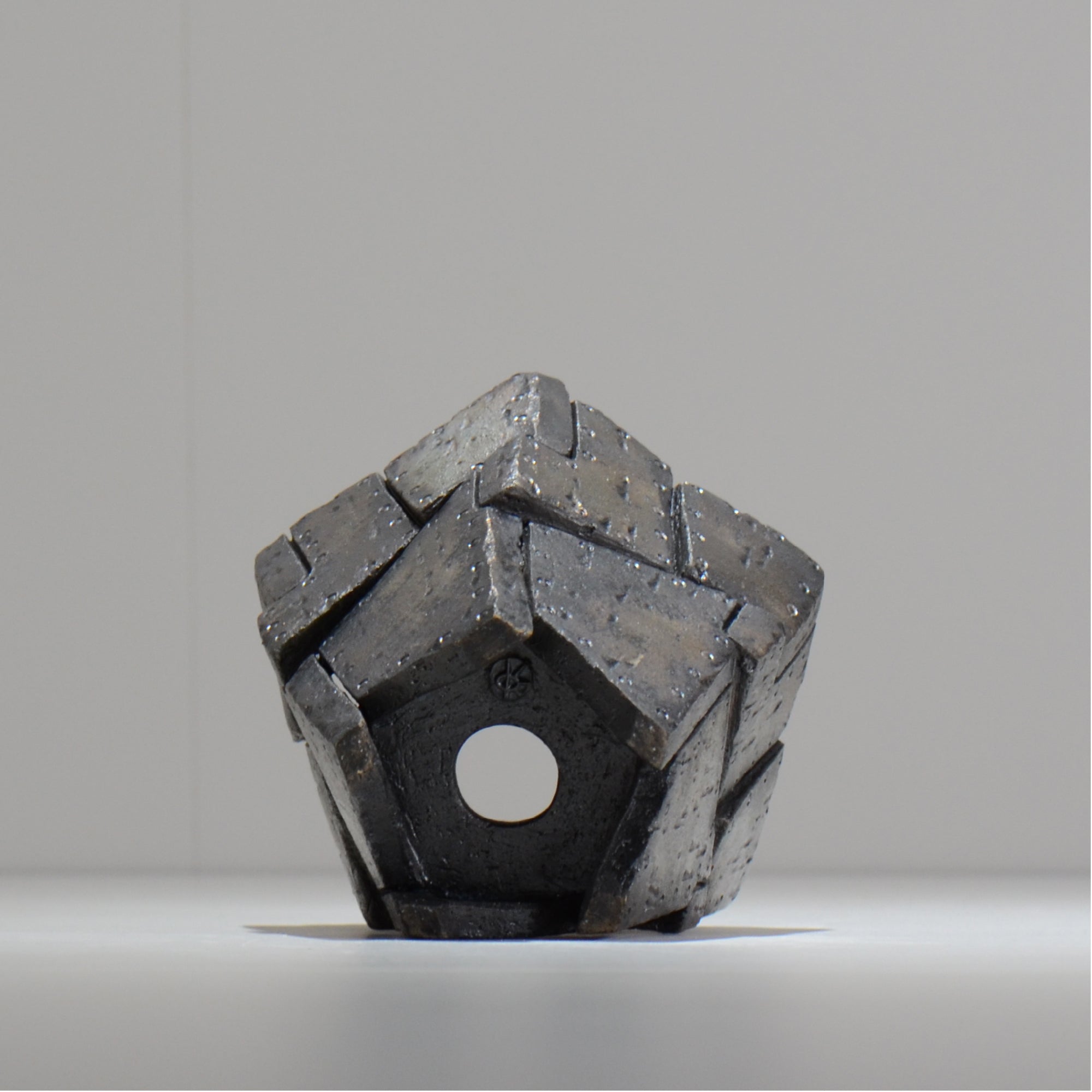 沖誠 / RIVET_SILVER_04/ 約φ11cm  /  S / 植木鉢