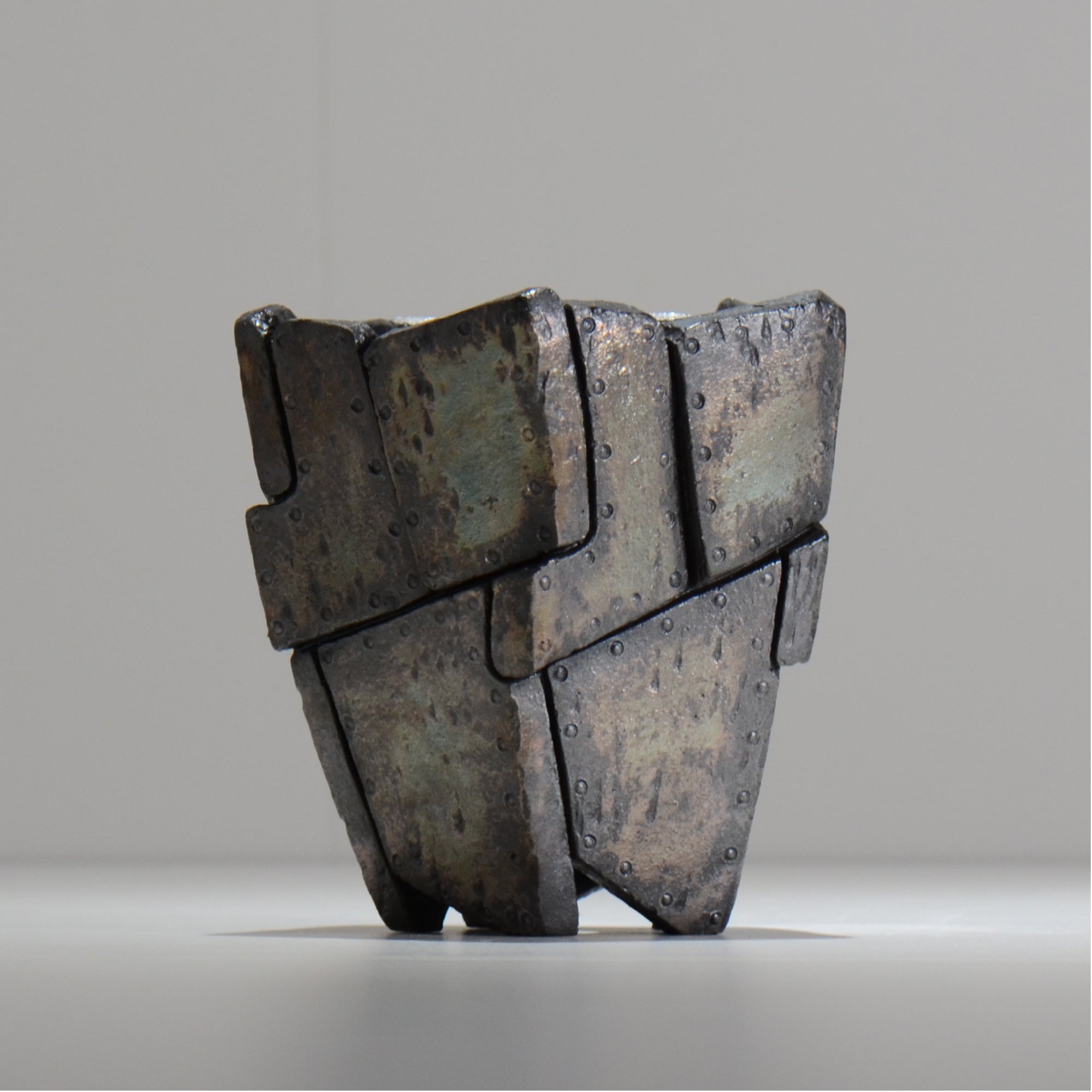 沖誠 / RIVET_SILVER_05/ 約φ11cm  / S / 植木鉢