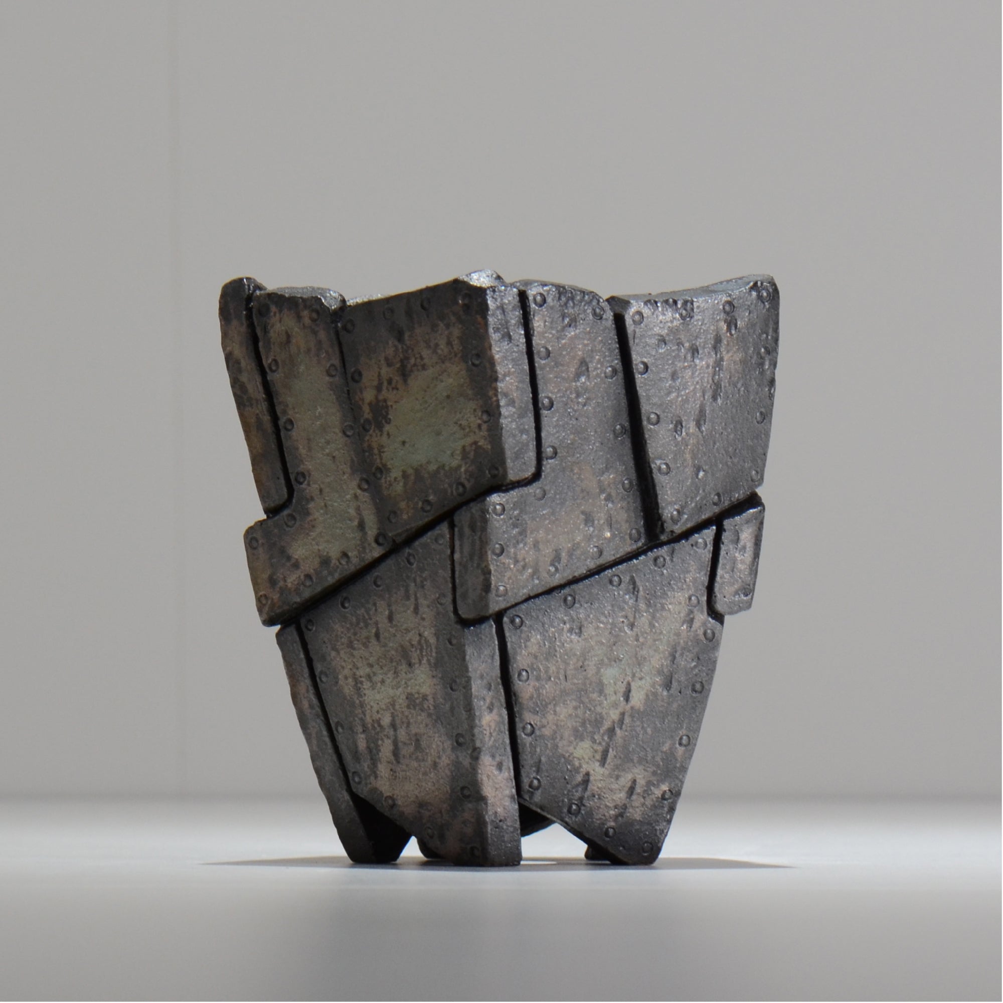 沖誠 / RIVET_SILVER_05/ 約φ11cm  / S / 植木鉢