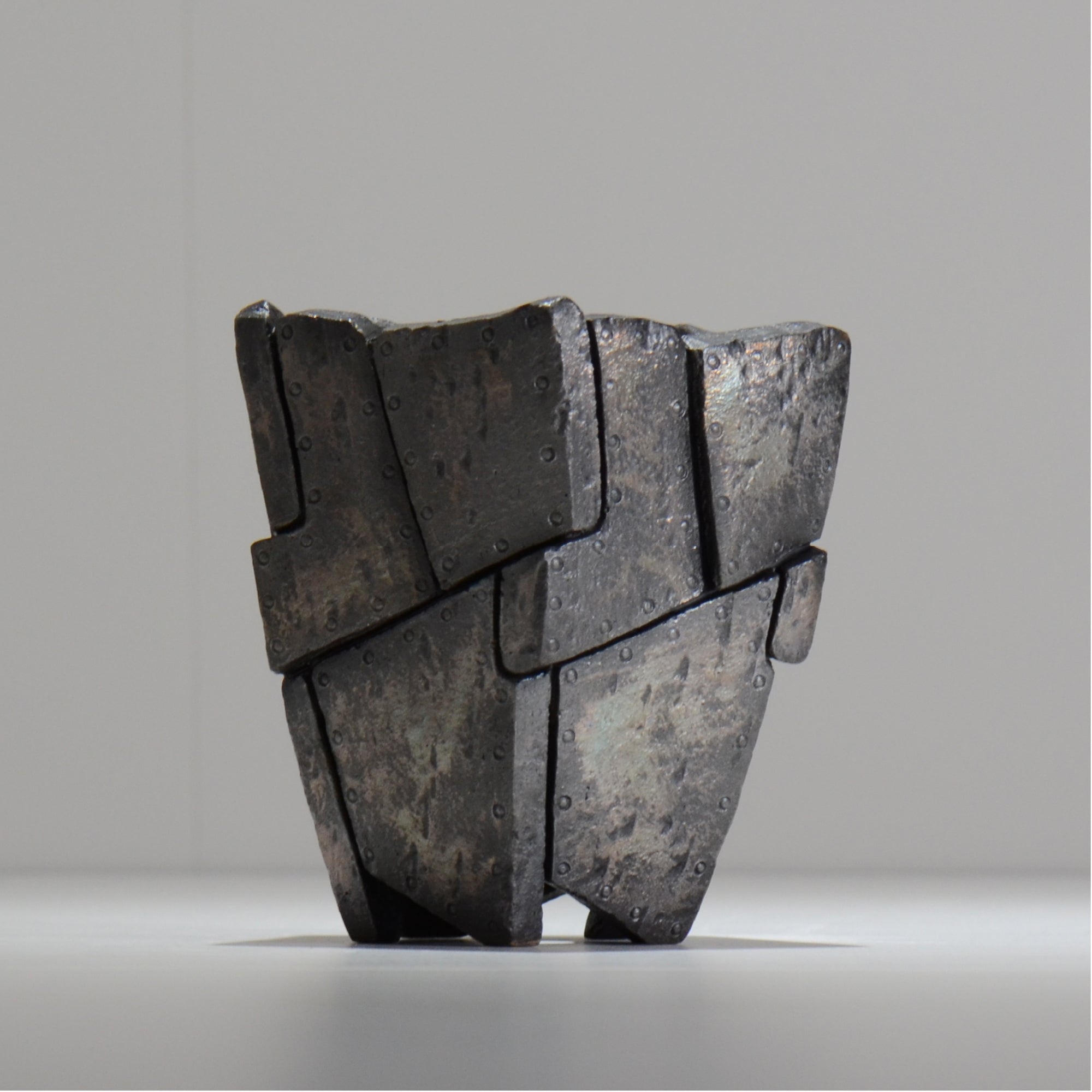 沖誠 / RIVET_SILVER_05/ 約φ11cm  / S / 植木鉢