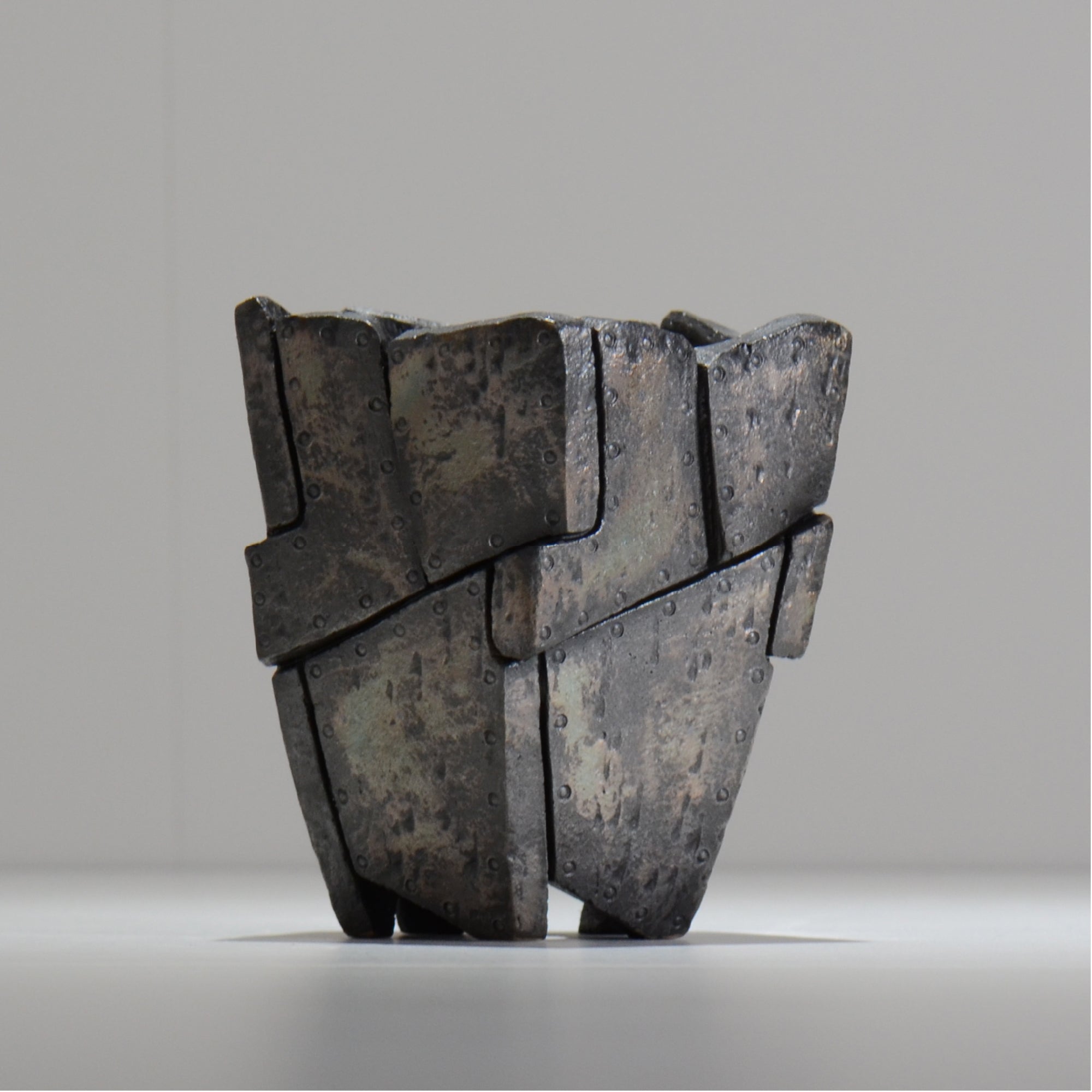 沖誠 / RIVET_SILVER_05/ 約φ11cm  / S / 植木鉢