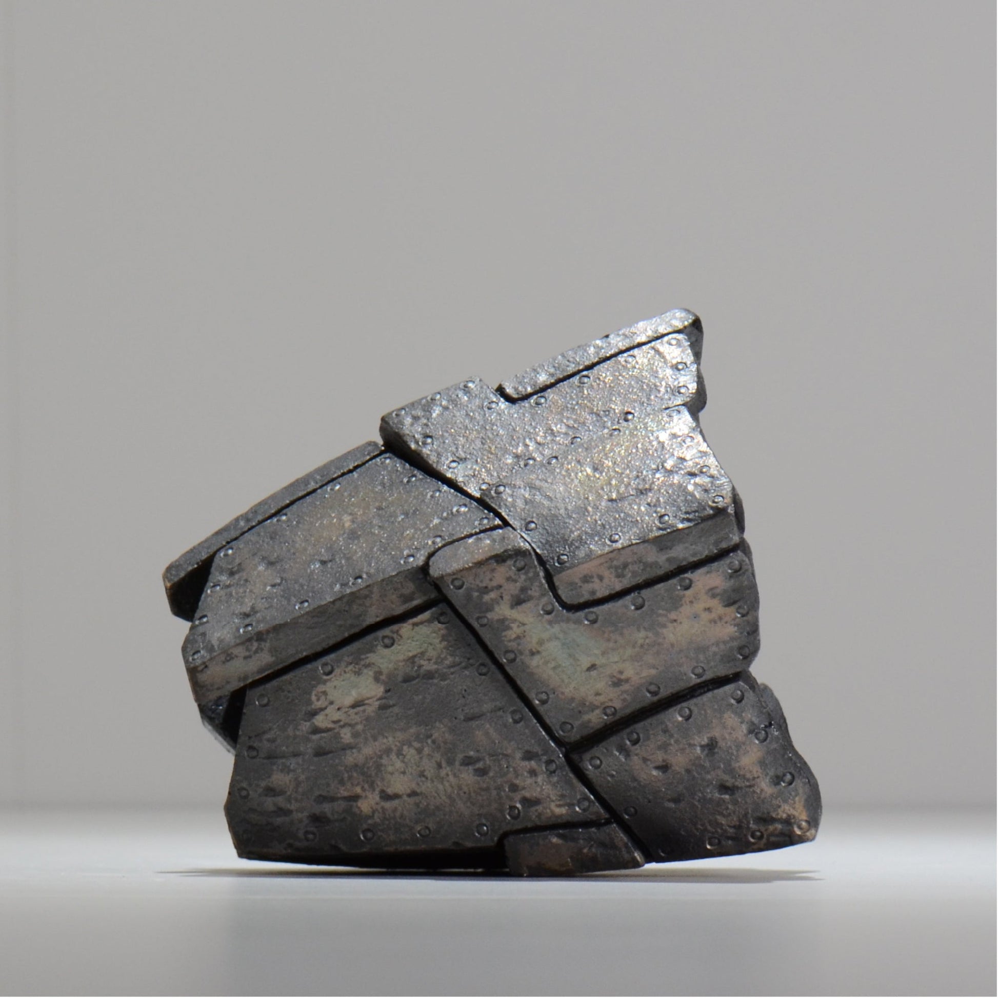 沖誠 / RIVET_SILVER_05/ 約φ11cm  / S / 植木鉢