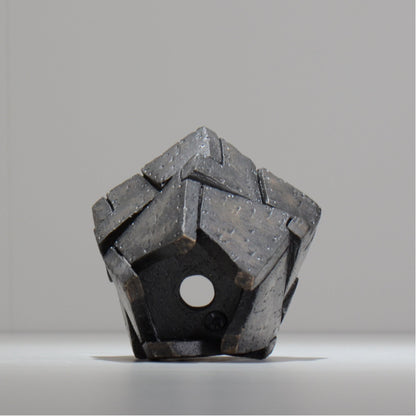 沖誠 / RIVET_SILVER_05/ 約φ11cm  / S / 植木鉢