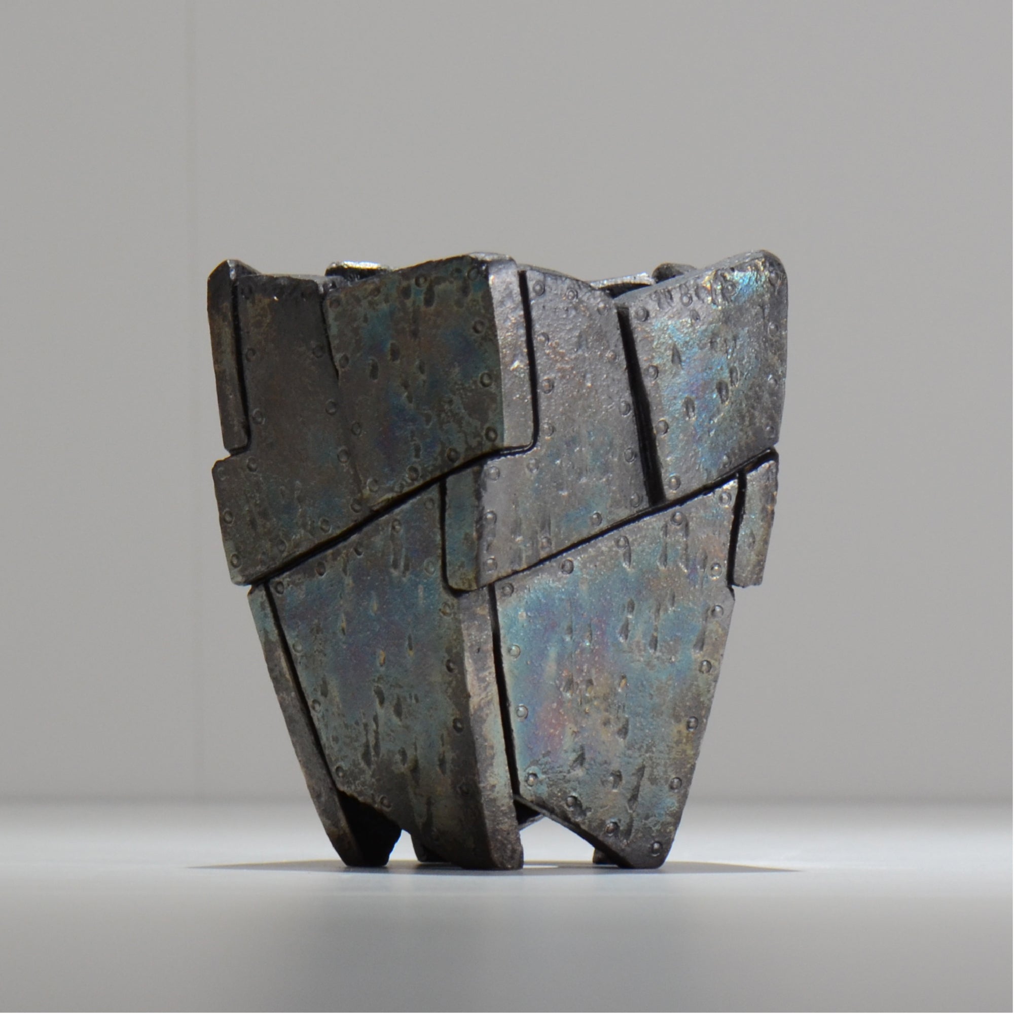 沖誠 / RIVET_SILVER_06/ 約φ11cm   / S /  植木鉢