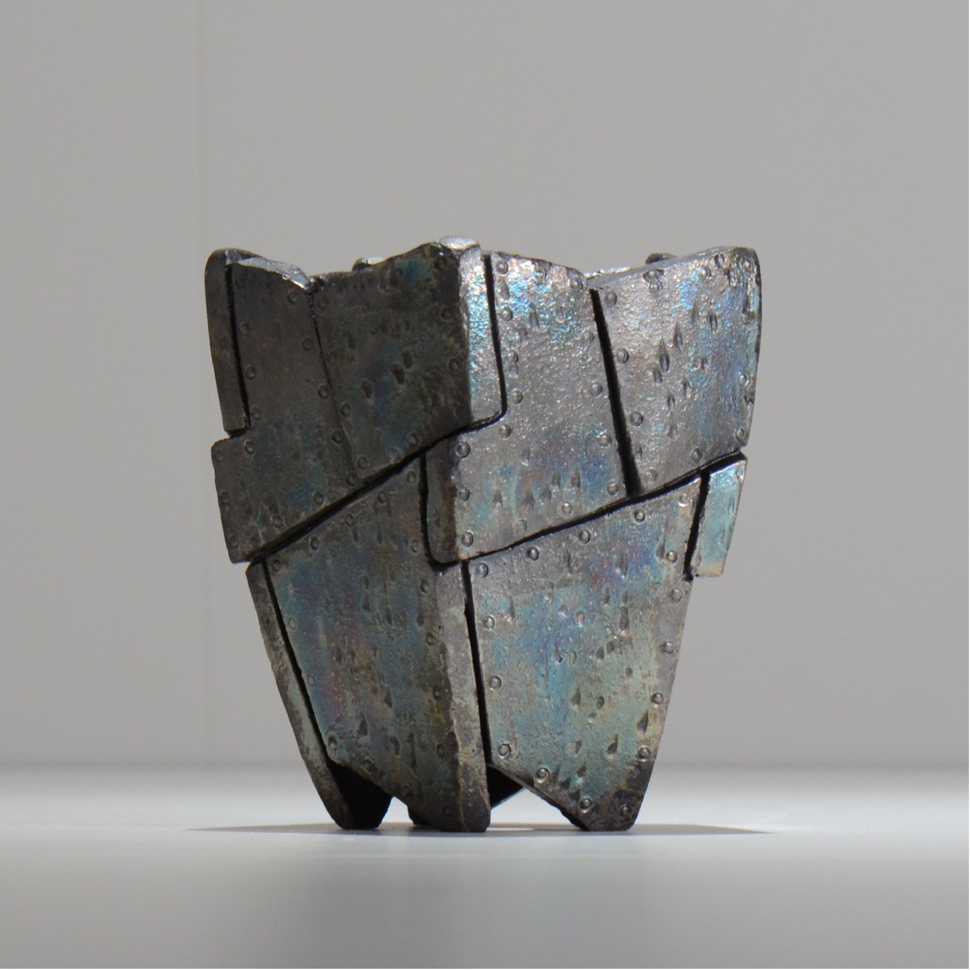 沖誠 / RIVET_SILVER_06/ 約φ11cm   / S /  植木鉢