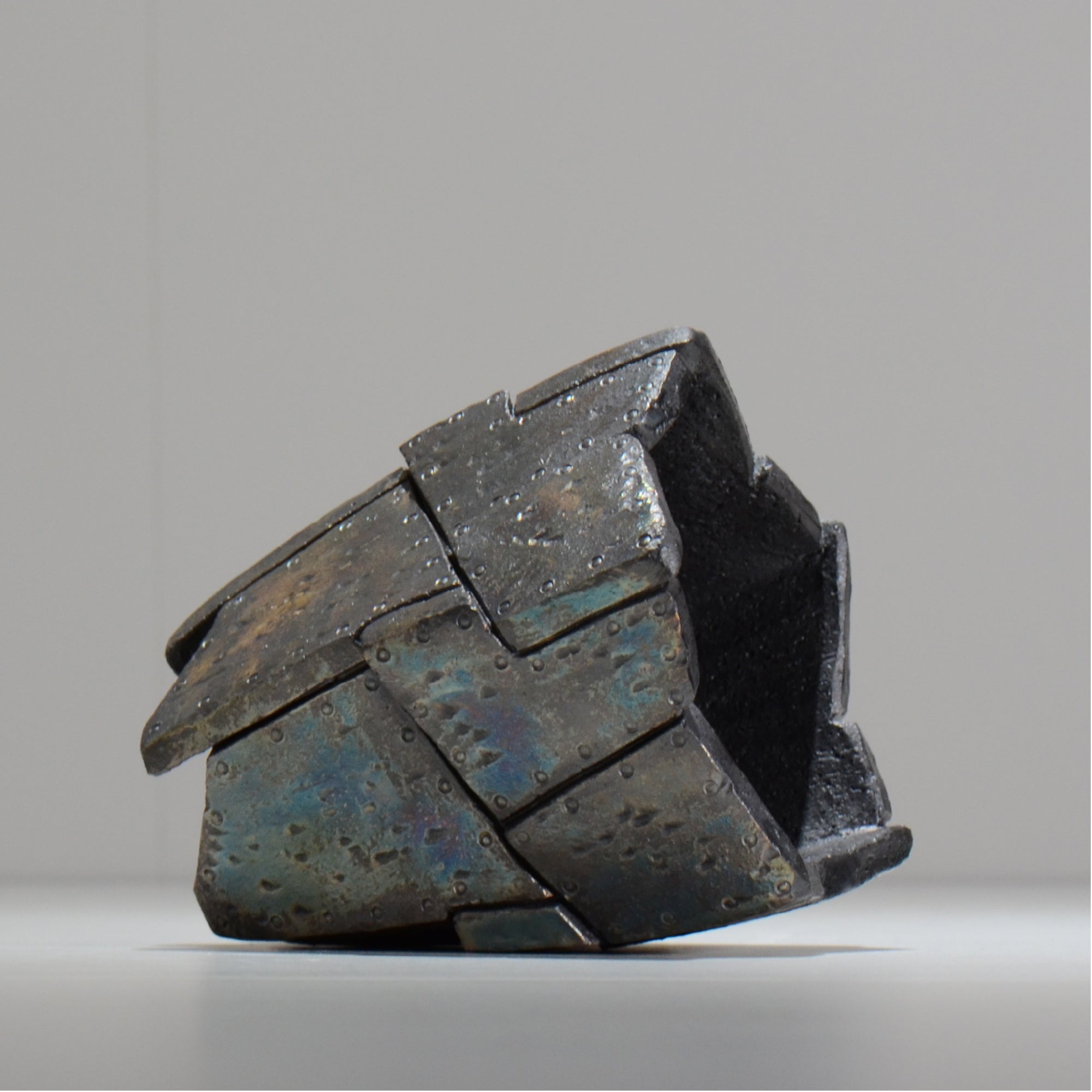 沖誠 / RIVET_SILVER_06/ 約φ11cm   / S /  植木鉢