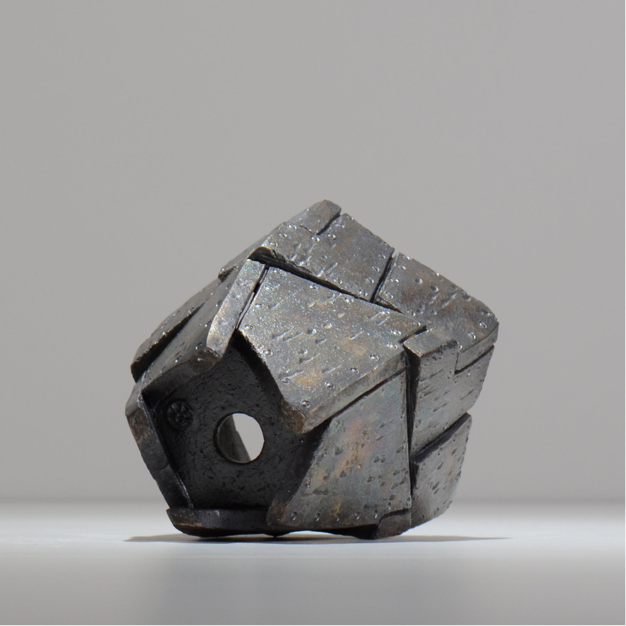沖誠 / RIVET_SILVER_06/ 約φ11cm   / S /  植木鉢