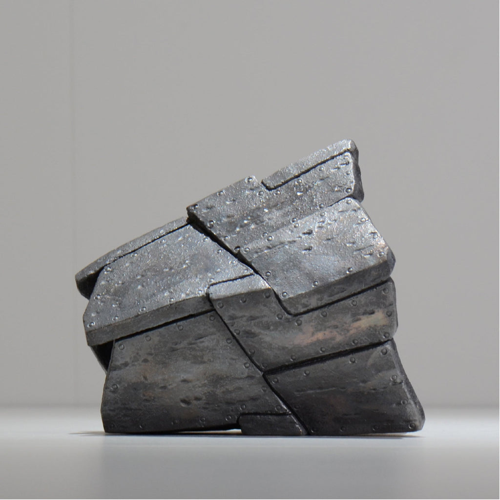 沖誠 / RIVET_SILVER_07/ 約φ13.5cm  / M /植木鉢