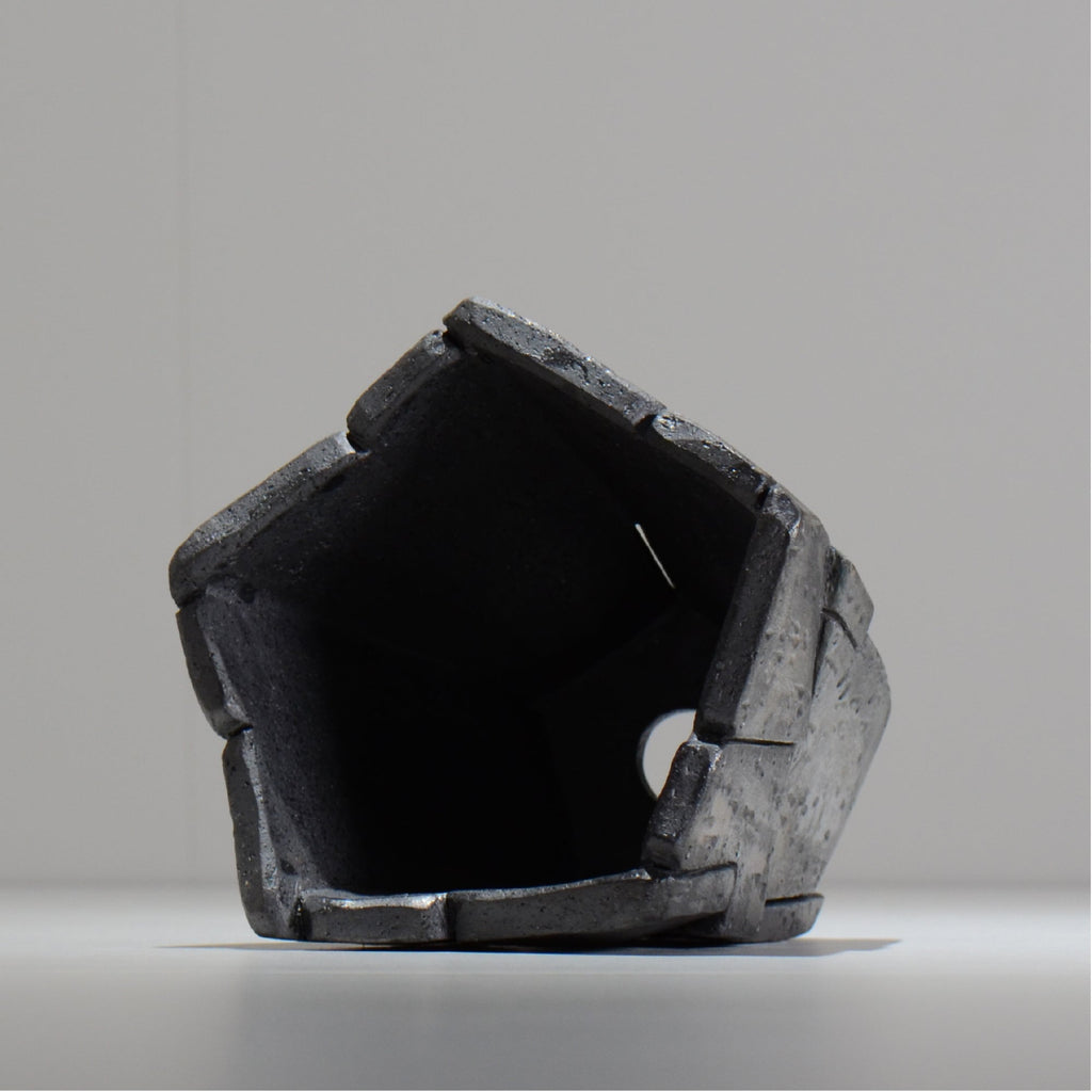 沖誠 / RIVET_SILVER_07/ 約φ13.5cm  / M /植木鉢