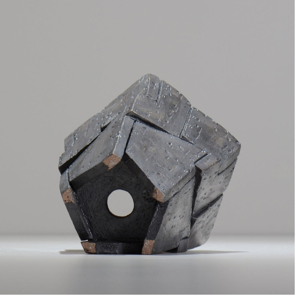 沖誠 / RIVET_SILVER_07/ 約φ13.5cm  / M /植木鉢