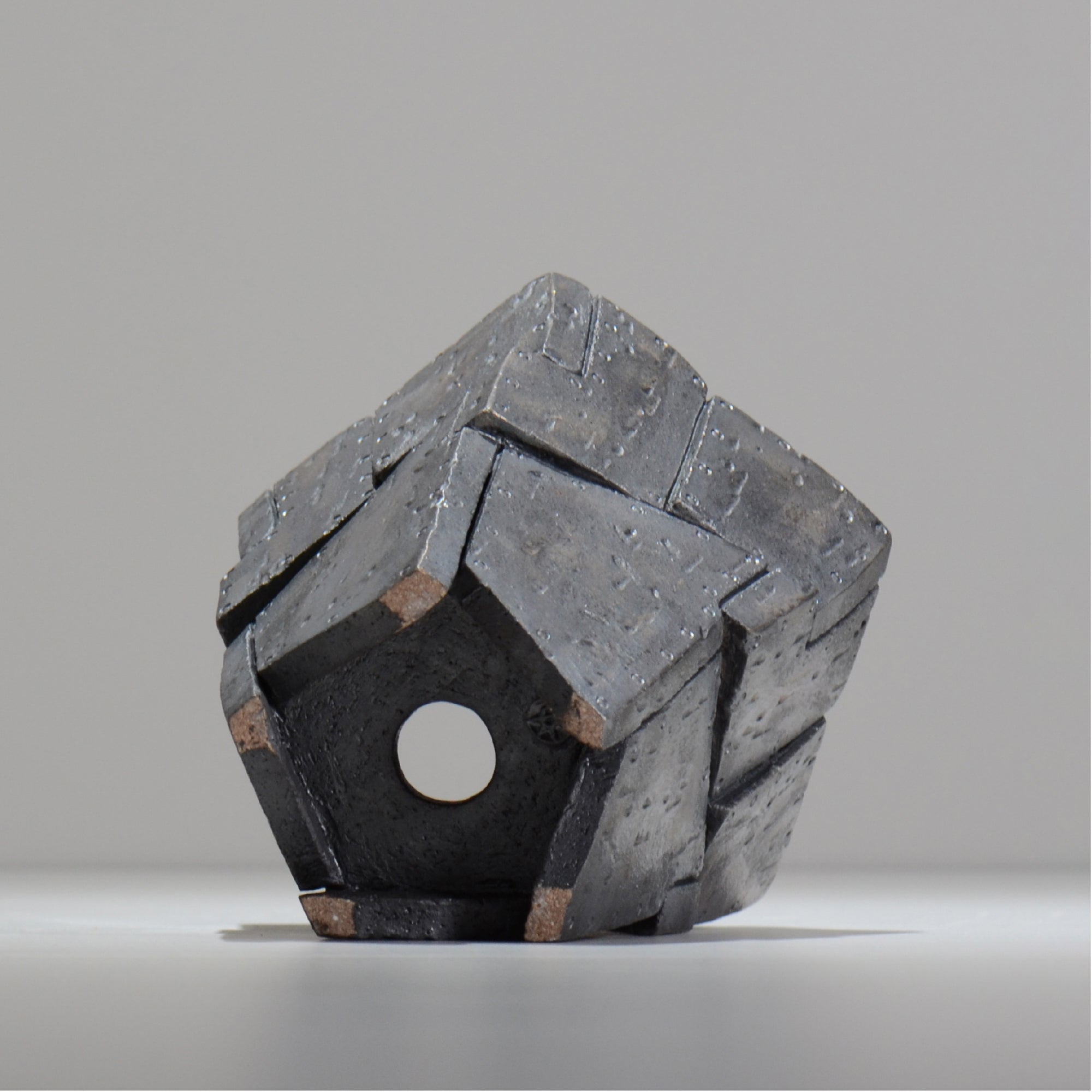 沖誠 / RIVET_SILVER_07/ 約φ13.5cm  / M /植木鉢