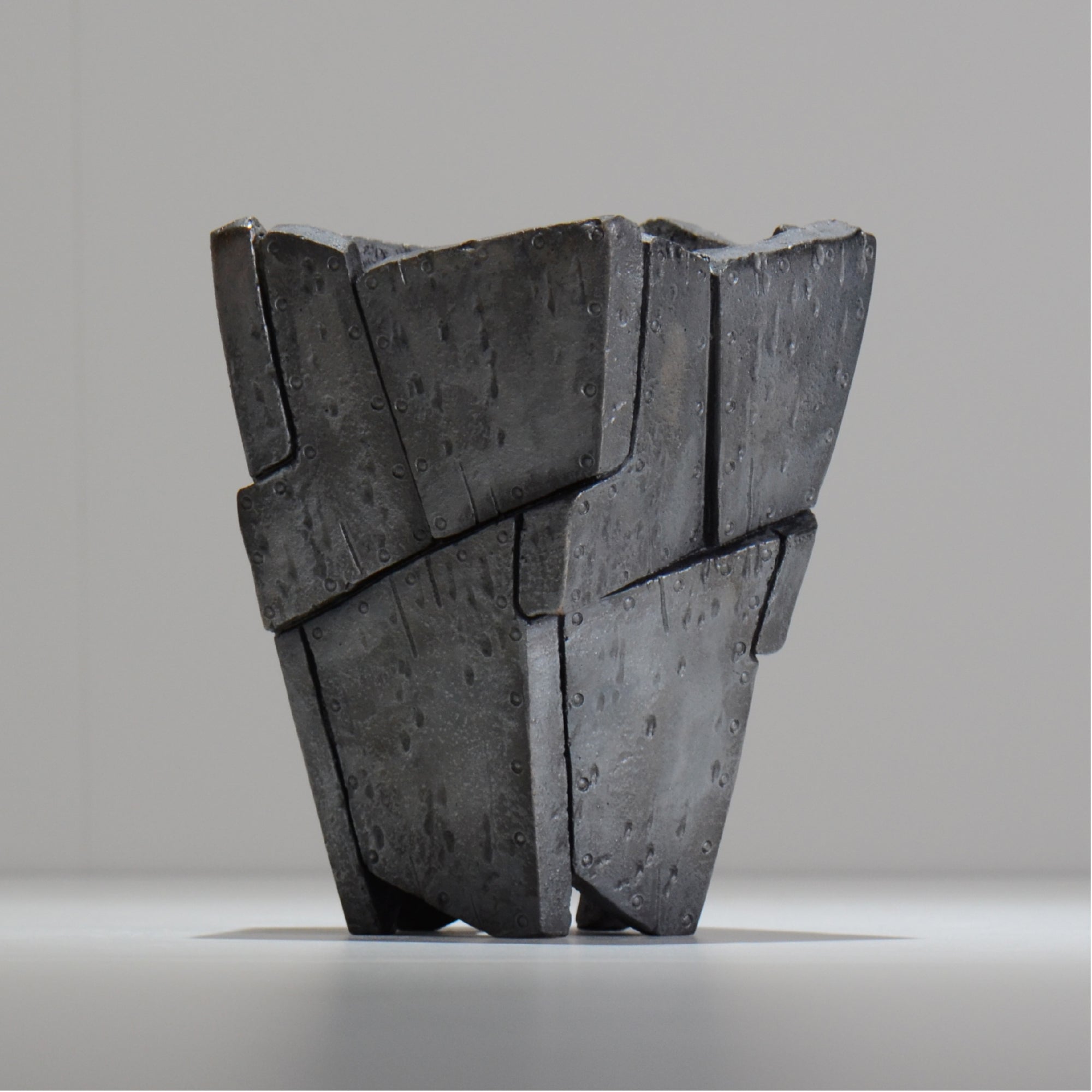 沖誠 / RIVET_SILVER_08/ 約φ13.5cm  /  M /植木鉢