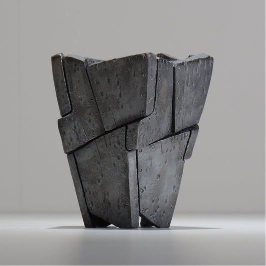 沖誠 / RIVET_SILVER_08/ 約φ13.5cm  /  M /植木鉢