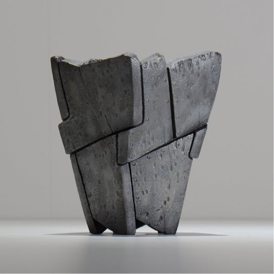 沖誠 / RIVET_SILVER_08/ 約φ13.5cm  /  M /植木鉢