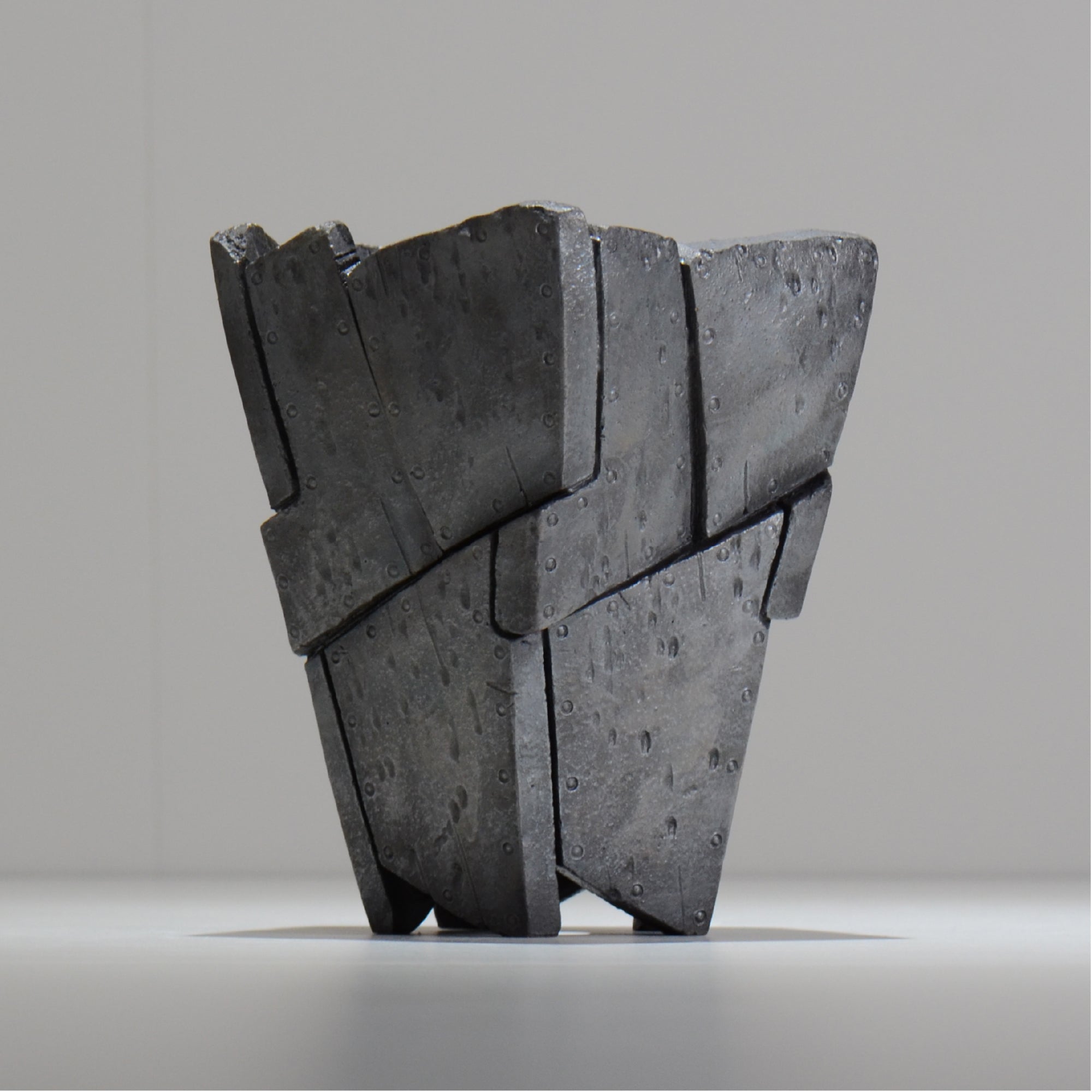 沖誠 / RIVET_SILVER_08/ 約φ13.5cm  /  M /植木鉢