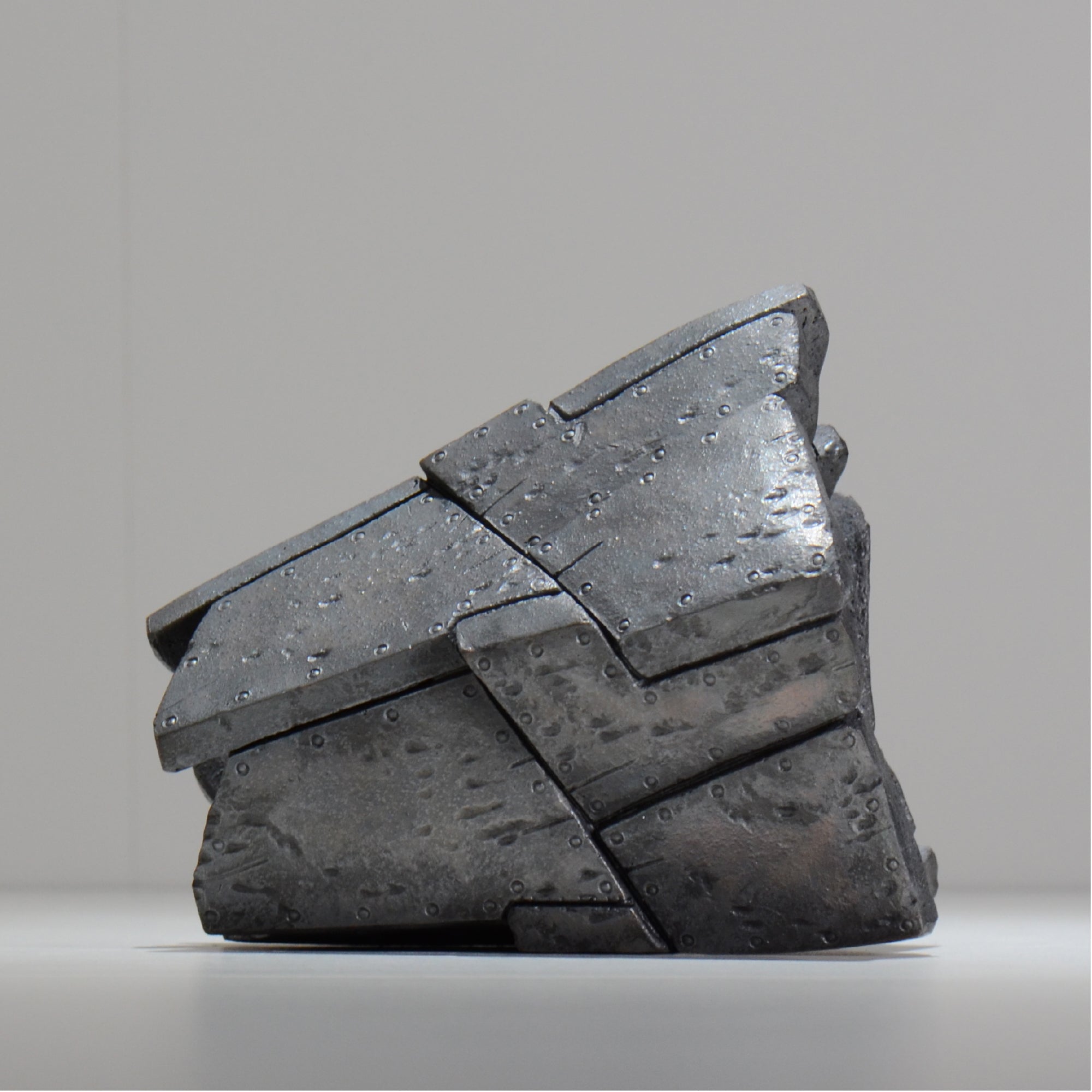 沖誠 / RIVET_SILVER_08/ 約φ13.5cm  /  M /植木鉢