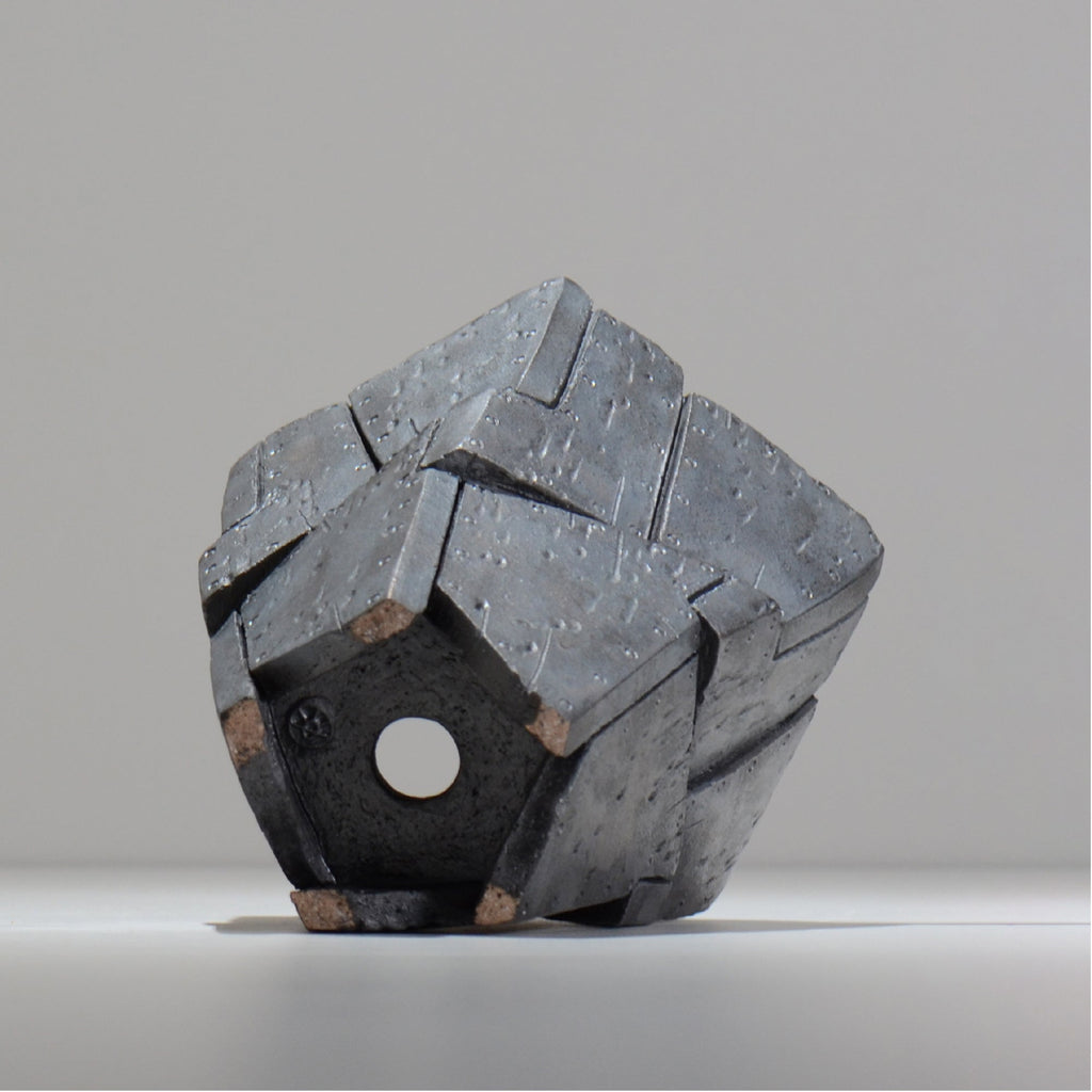 沖誠 / RIVET_SILVER_08/ 約φ13.5cm  /  M /植木鉢