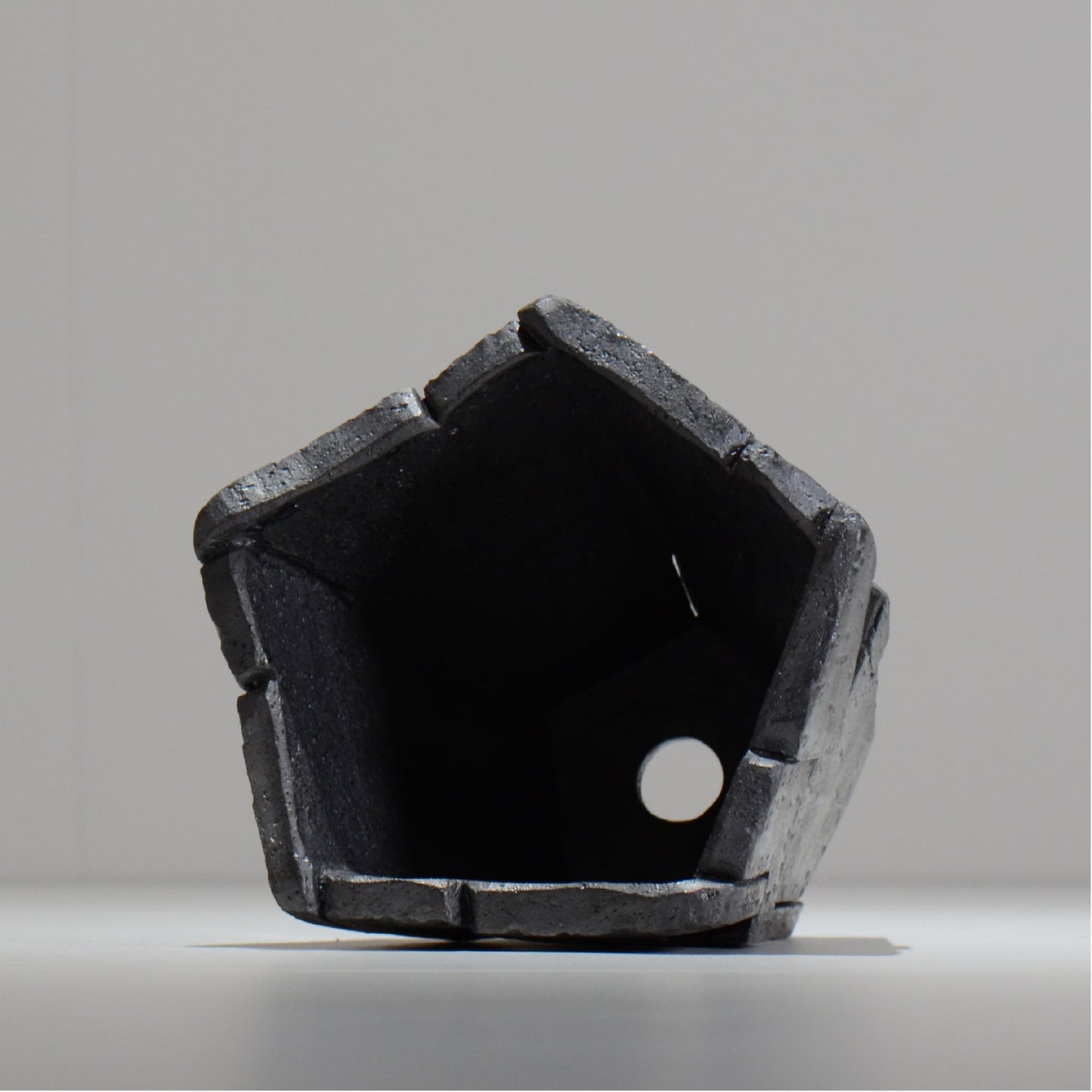 沖誠 / RIVET_SILVER_09/ 約φ14cm  /  M /植木鉢