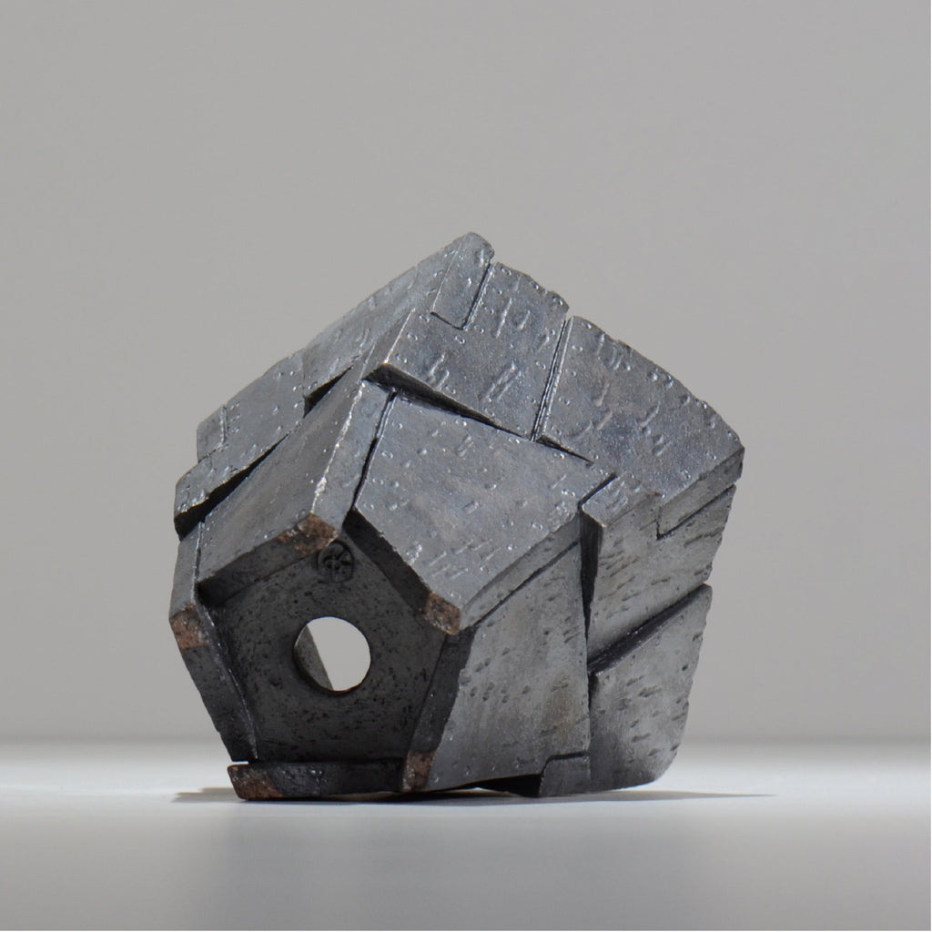 沖誠 / RIVET_SILVER_09/ 約φ14cm  /  M /植木鉢