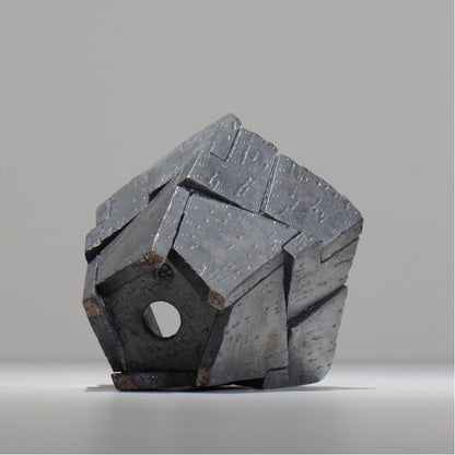 沖誠 / RIVET_SILVER_09/ 約φ14cm  /  M /植木鉢