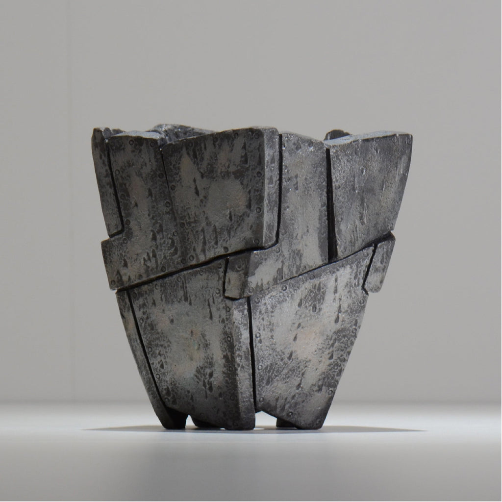 沖誠 / RIVET_SILVER_10/ 約φ14.5cm  /  M /植木鉢
