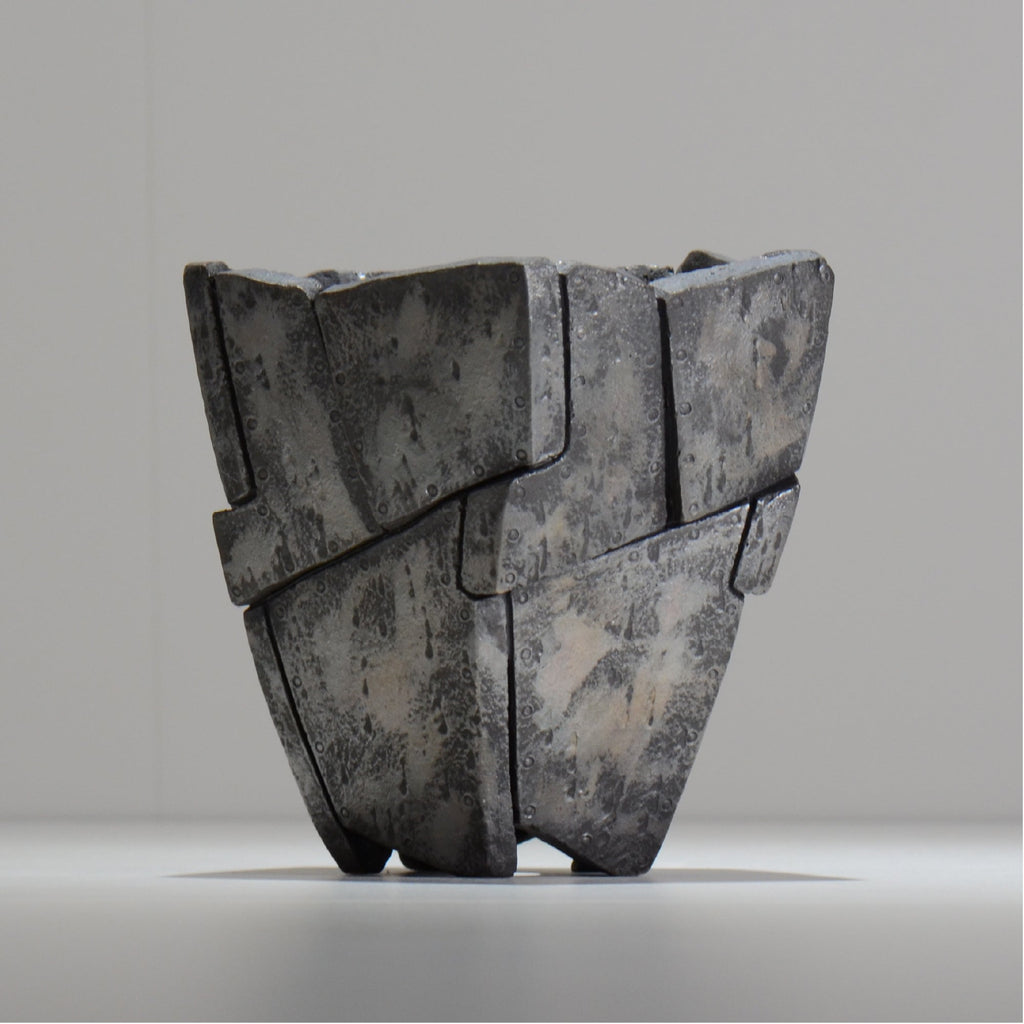 沖誠 / RIVET_SILVER_10/ 約φ14.5cm  /  M /植木鉢