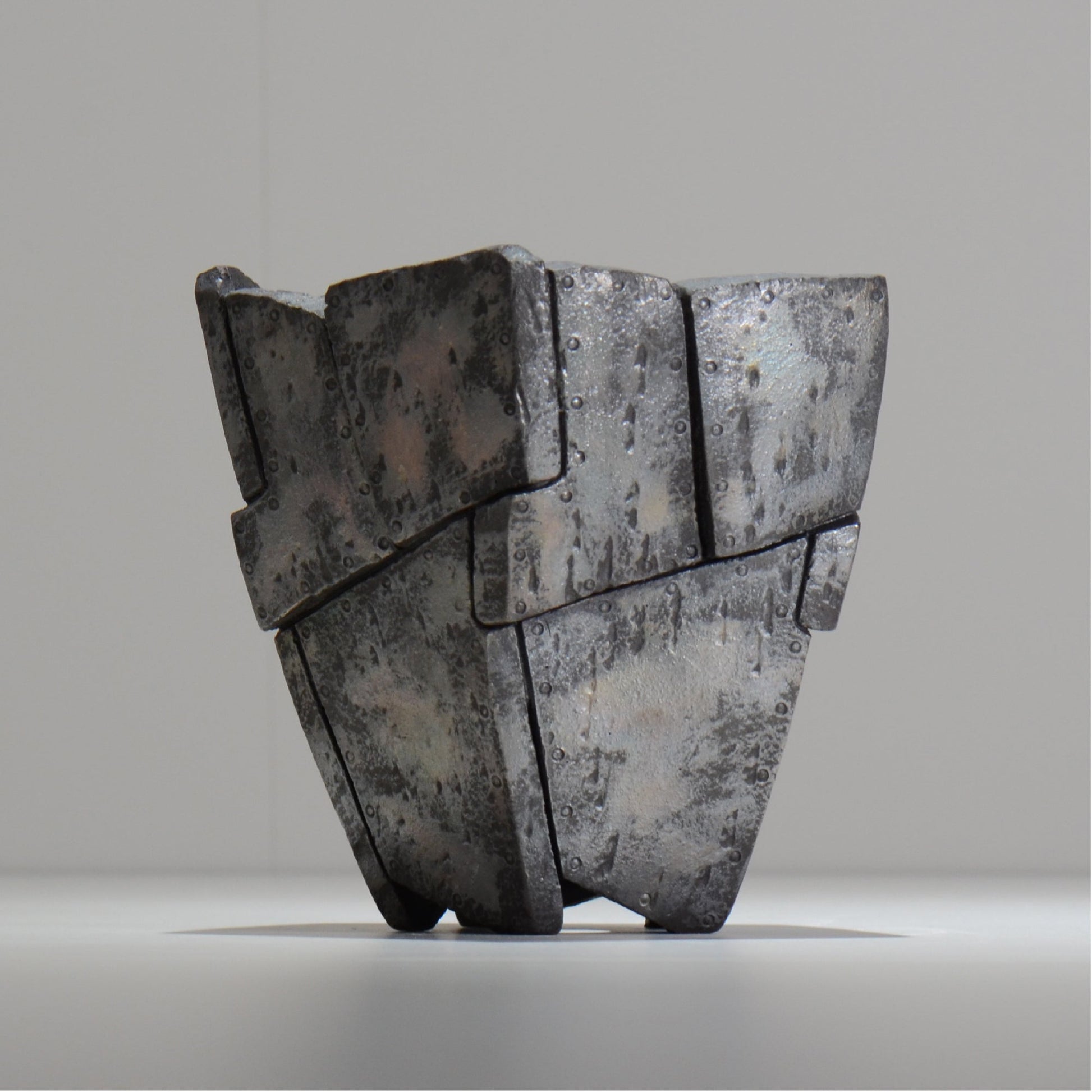沖誠 / RIVET_SILVER_10/ 約φ14.5cm  /  M /植木鉢