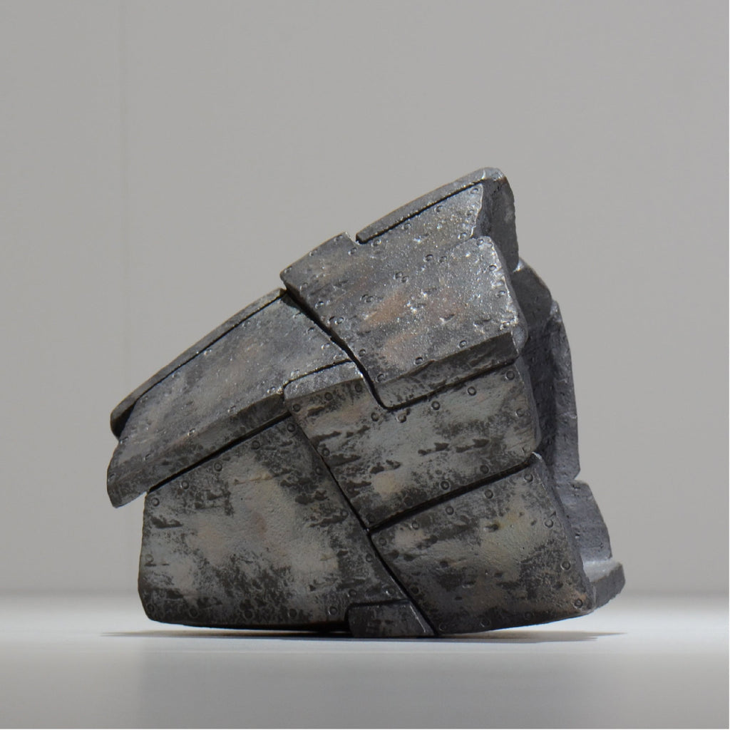 沖誠 / RIVET_SILVER_10/ 約φ14.5cm  /  M /植木鉢